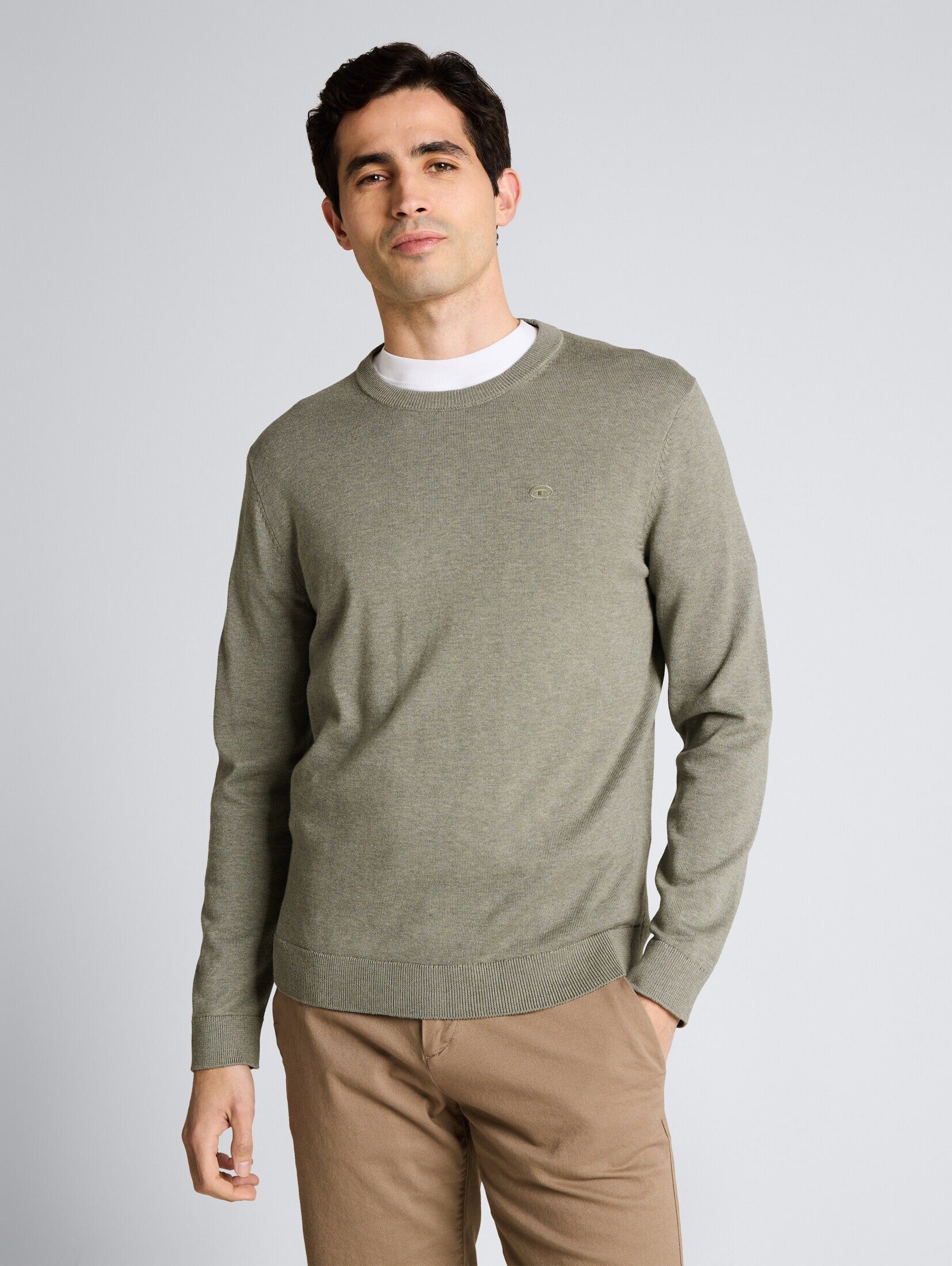 TOM TAILOR Strickpullover Pullover & Strickjacken Basic Strickpullover aus günstig online kaufen