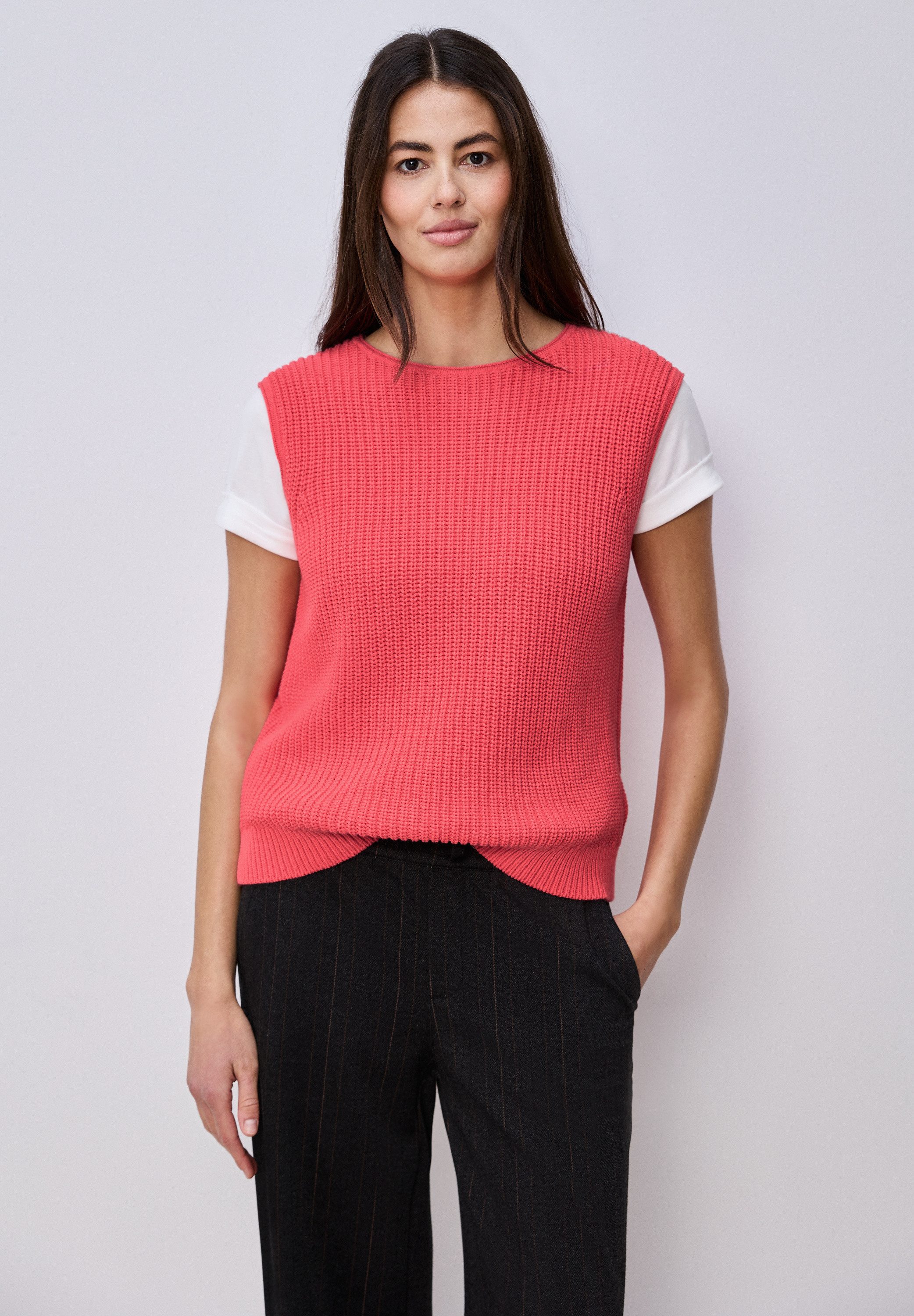 STREET ONE Pullunder mit Rundhalsausschnitt günstig online kaufen