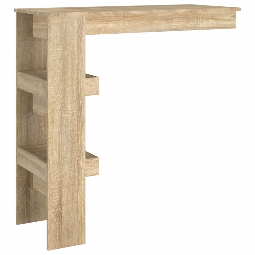 furnicato Esstisch Wand-Bartisch Sonoma-Eiche cm 102x45x103,5 (1-St) Holzwerkstoff