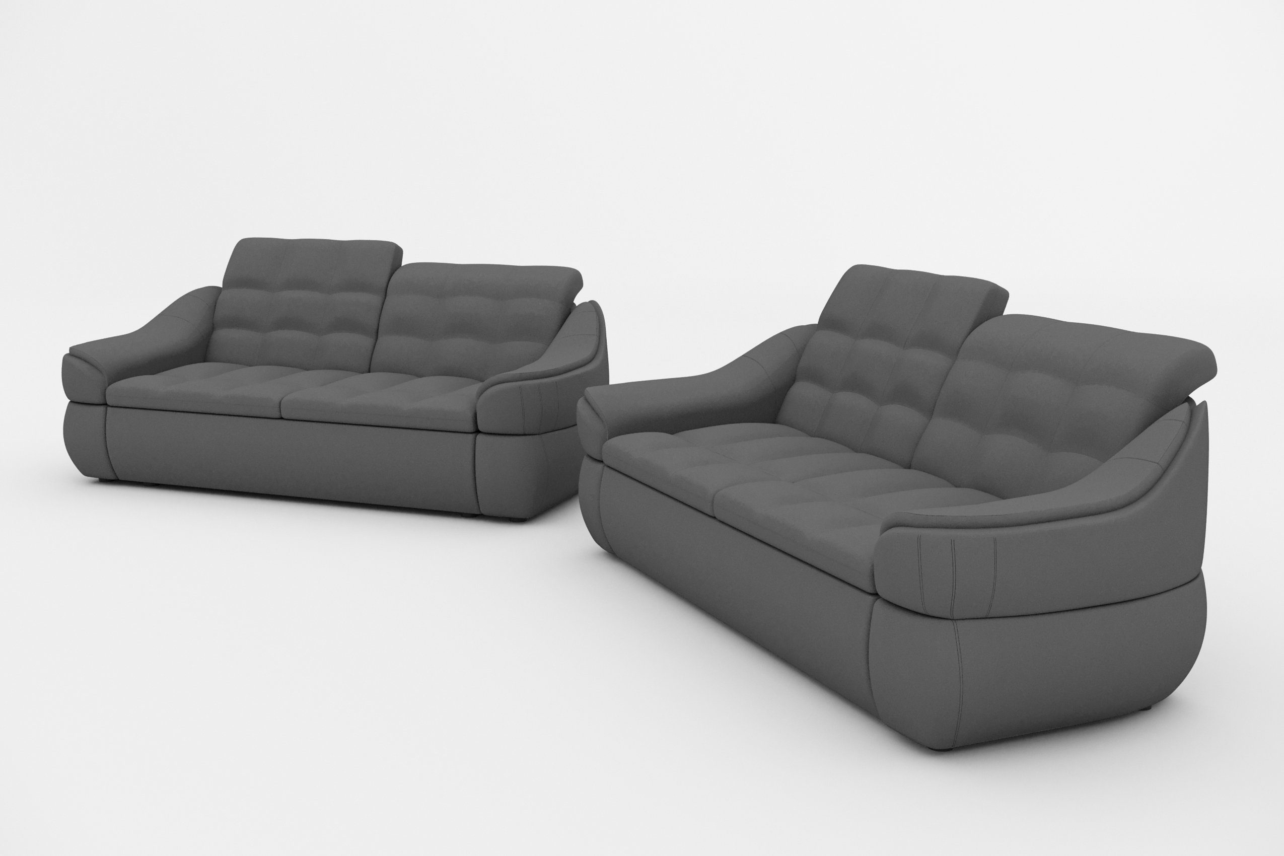 Sofa, (Set Europa 2x2-Sitzer in Alisa, bestehend Stylefy aus (2-tlg), Design, made Polstergarnitur Modern