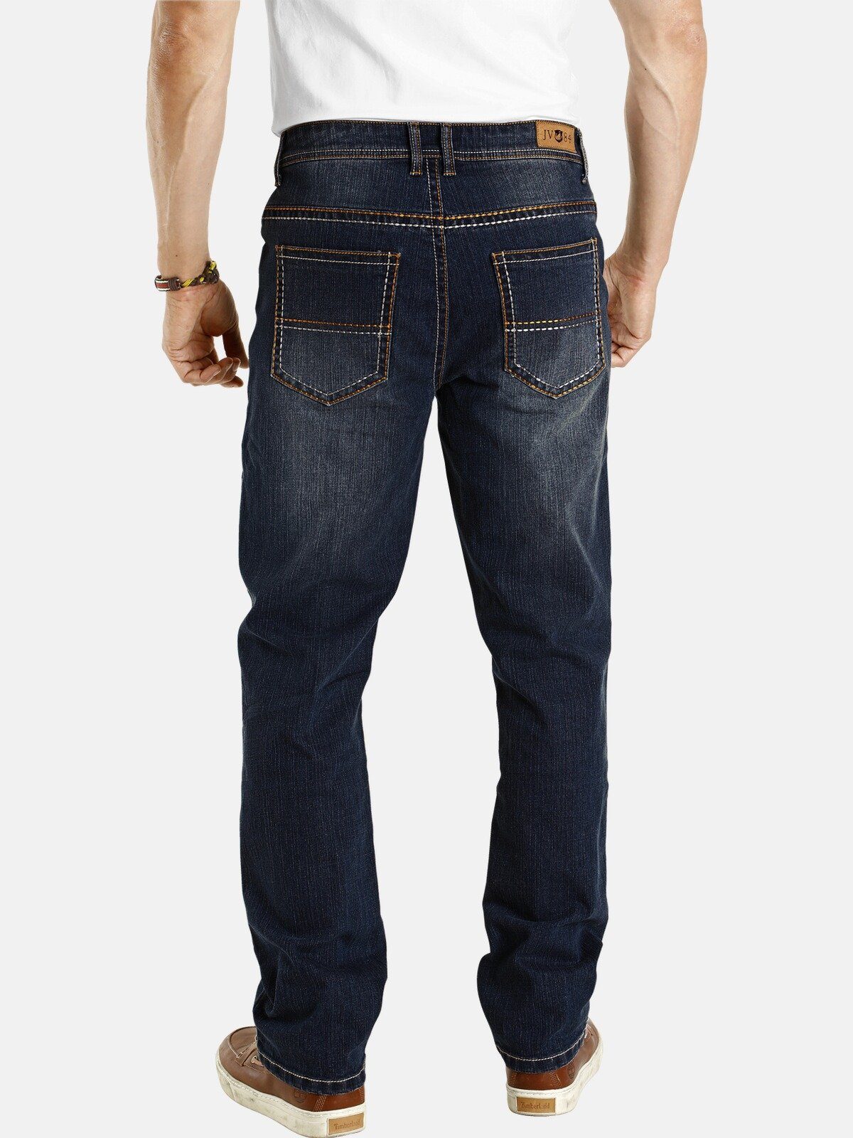 Jan Vanderstorm +Fit Comfort-fit-Jeans dunkelblau JANI Fit Kollektion, Comfort