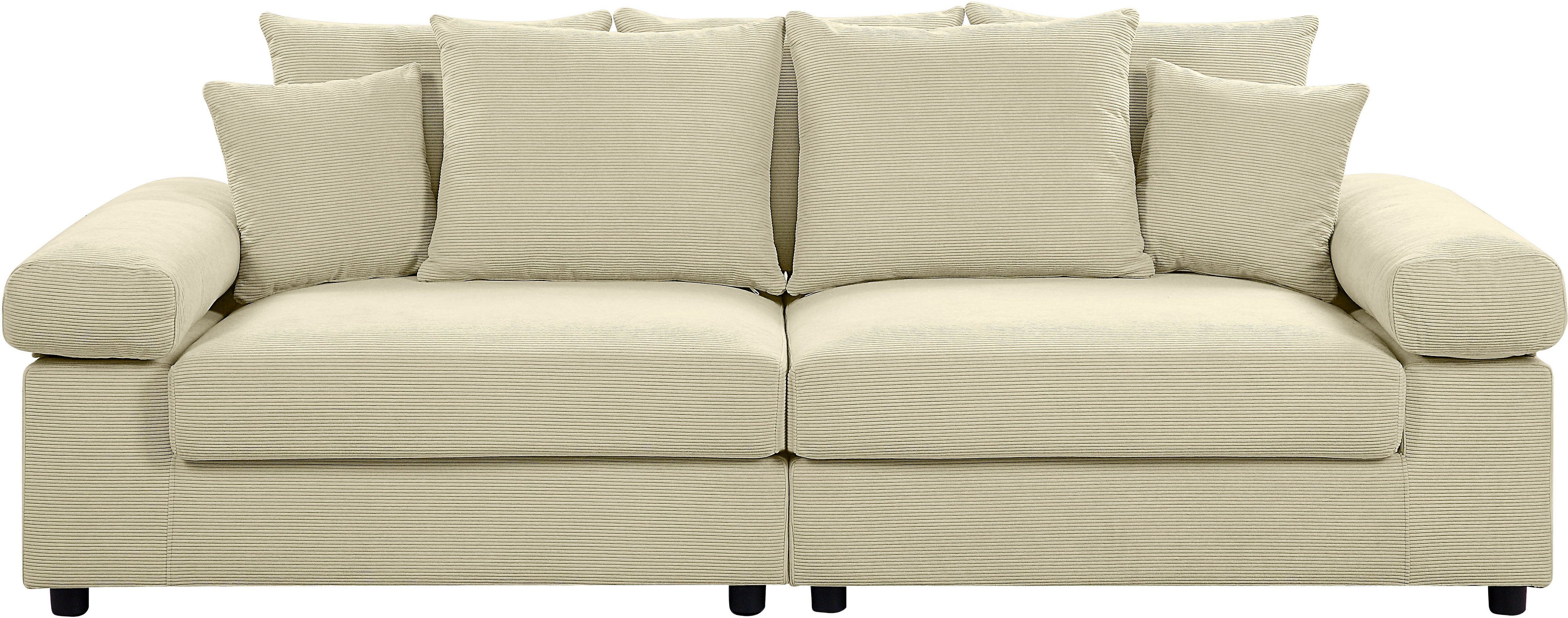 ATLANTIC home collection Big-Sofa "Bjoern", mit Cord-Bezug, XXL-Sitzfläche, günstig online kaufen