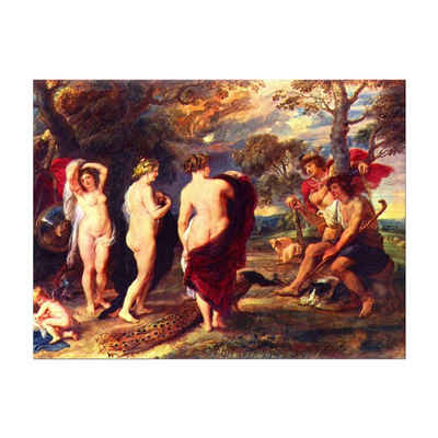 Bilderdepot24 Leinwandbild Alte Meister - Peter Paul Rubens - Urteil des Paris, Menschen