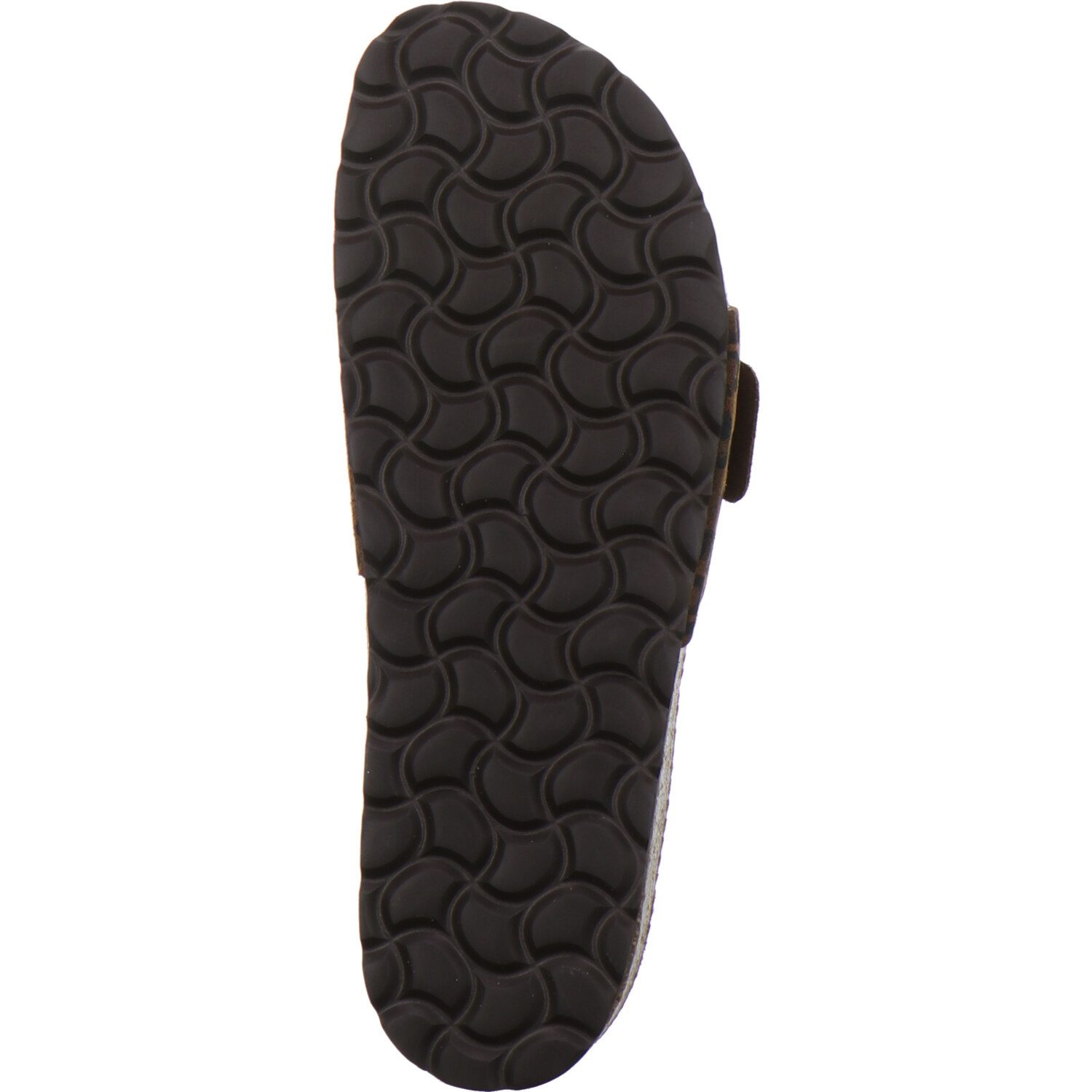 AFS-Schuhe 211293 Riemen Pantolette für Damen mit Fußbett, bequeme Sandalen aus Leder
