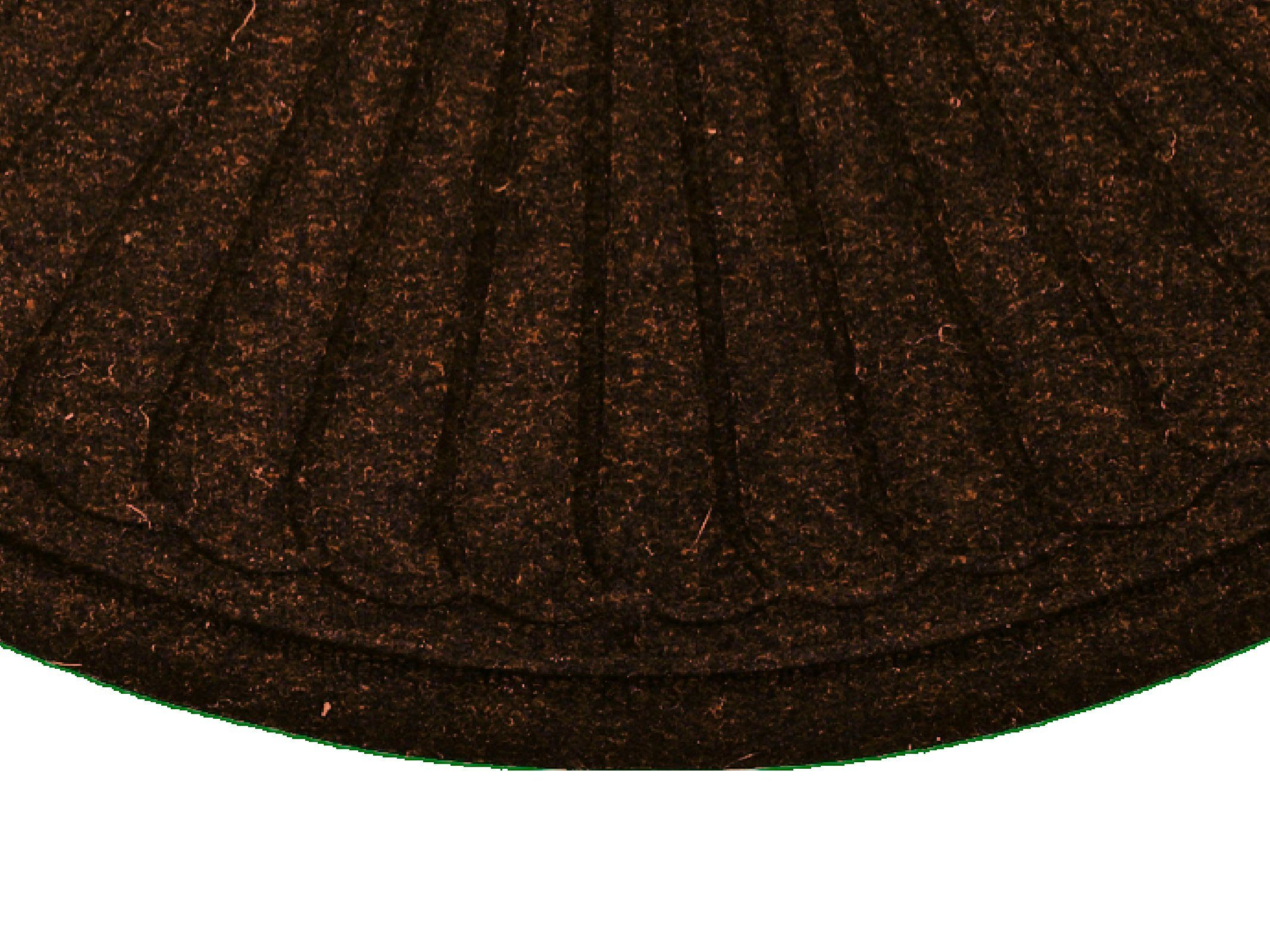 Fußmatte DUNE Halfmoon dark dunkelbraun 8 waschbar geeignet, wash+dry rutschhemmend, Höhe: Schmutzfangmatte, und In- Outdoor Kleen-Tex, by mm, brown, halbrund