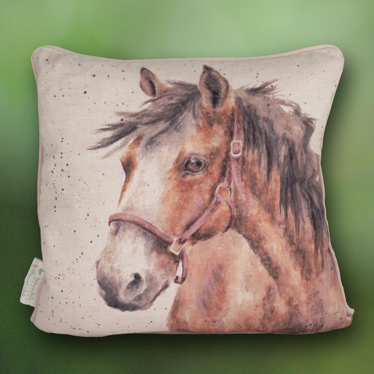 Wrendale Dekokissen Wrendale Designs Baumwoll-Leinen Kissen Pferd Spirit, ca. 40 x 40 cm