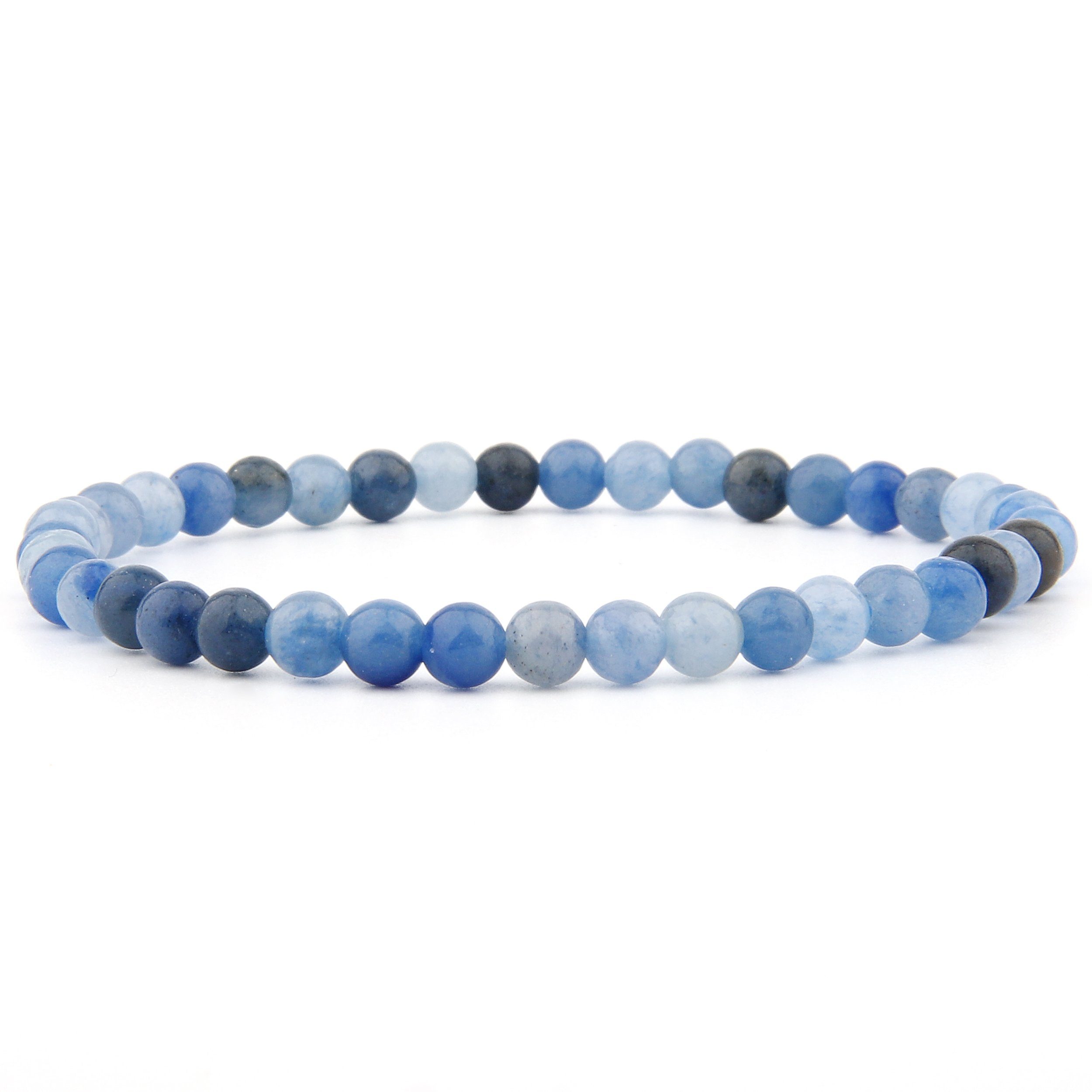 Vascavi Armband Blauer Aventurin Edelstein Perlenarmband, günstig online kaufen