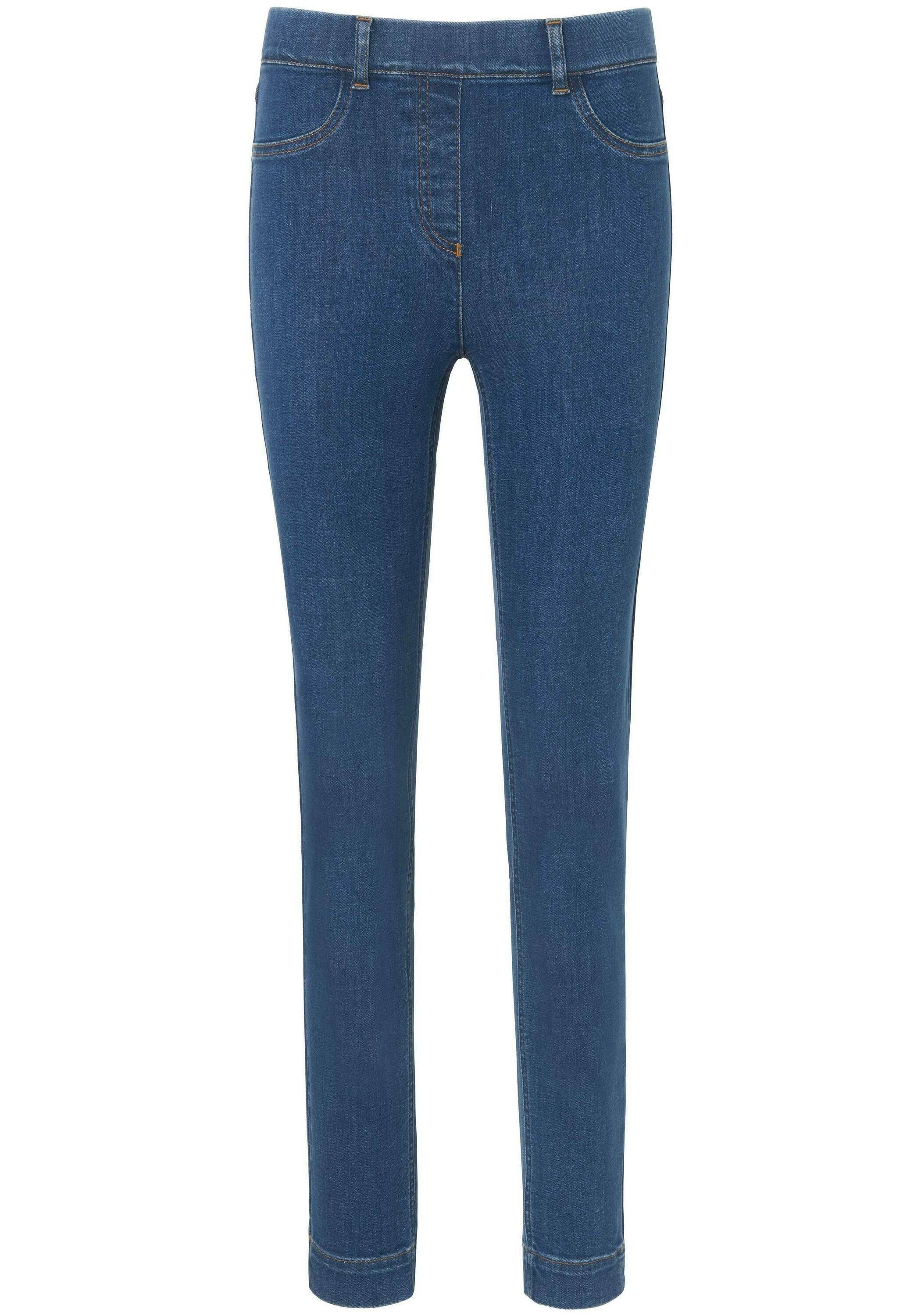 5-Pocket-Jeans blue Peter Hahn denim cotton