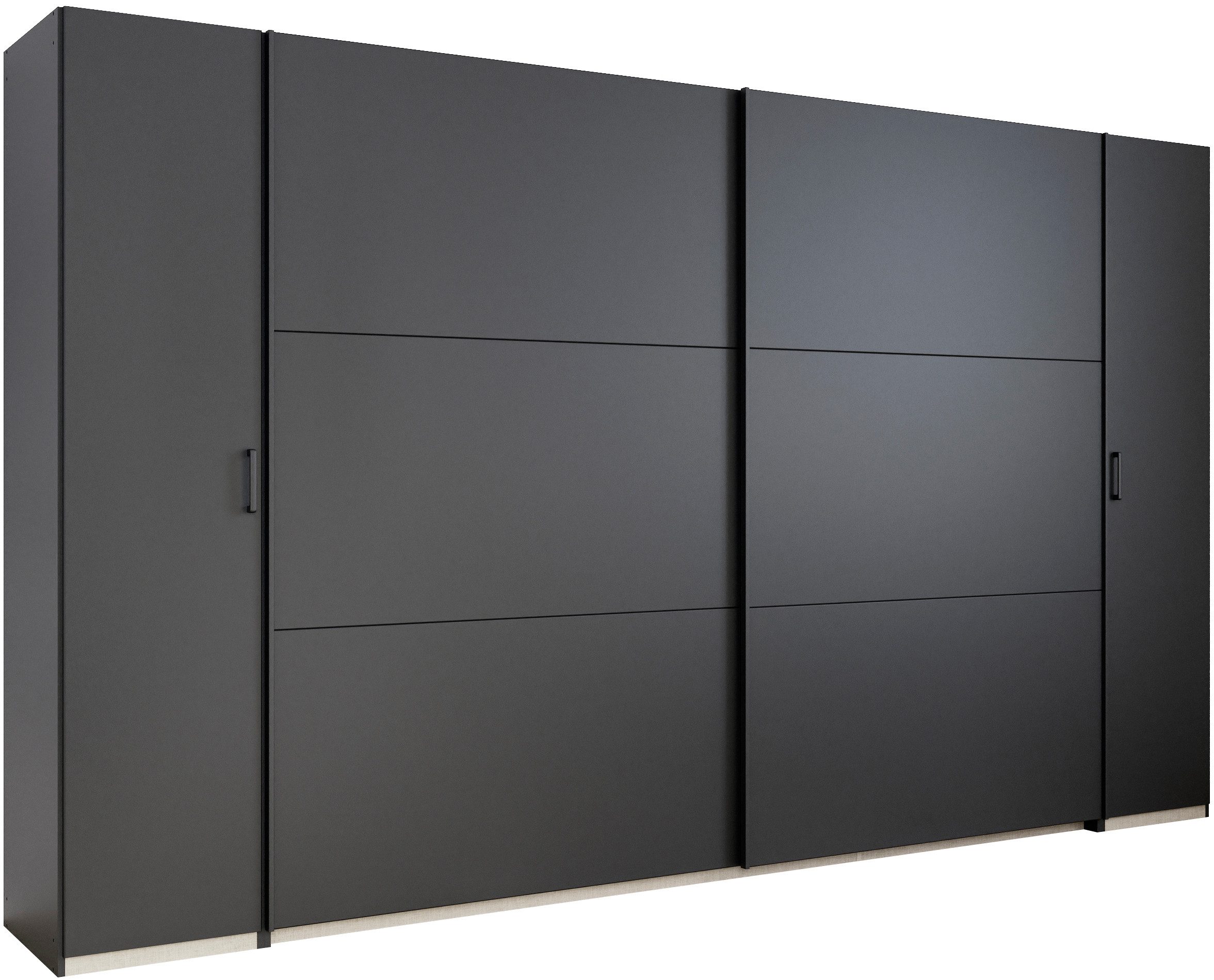 rauch Schwebetürenschrank Kleiderschrank Drehtürenschrank Schrank Garderobe KRONACH (in 3 Ausstattungen BASIC/CLASSIC/PREMIUM, Breiten 225/268/311/354 cm) mit Dreh- und Schwebetüren und vielen Einlegeböden MADE IN GERMANY