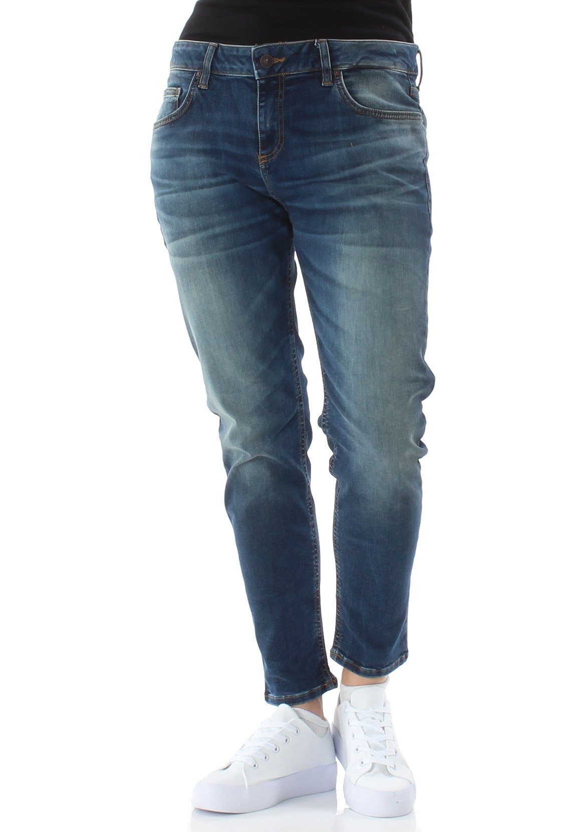 LTB Relax-fit-Jeans »LTB Damen Jeans MIKA Linnea Undamaged Wash Dunkelblau«  online kaufen | OTTO