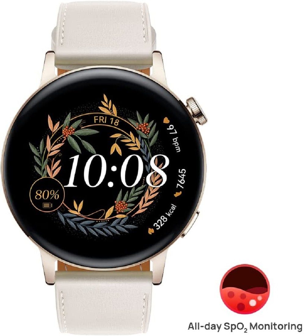 Huawei Watch GT 3 42 mm Elegant White Smartwatch