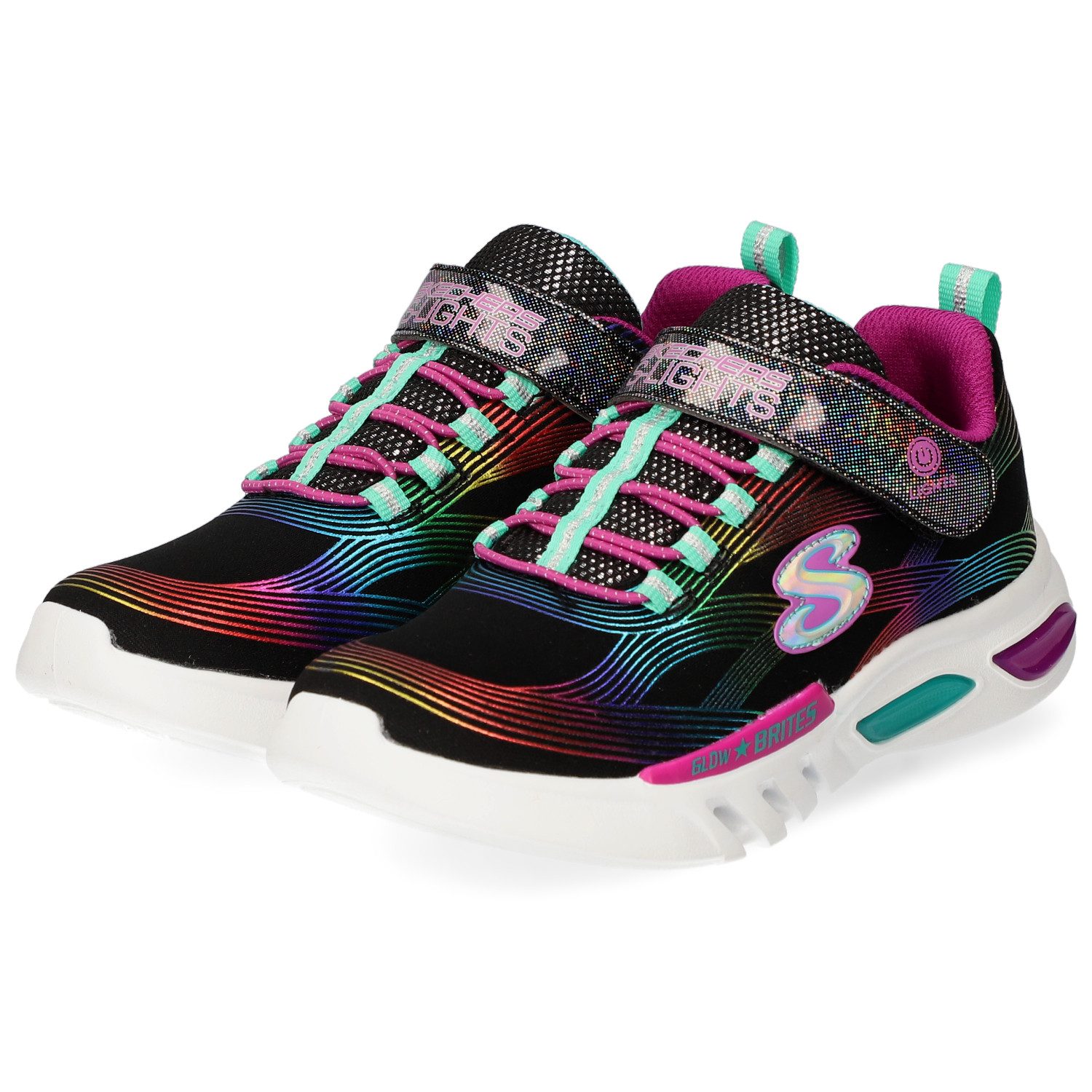 Sneaker Low Glow-Brites Schnürschuh