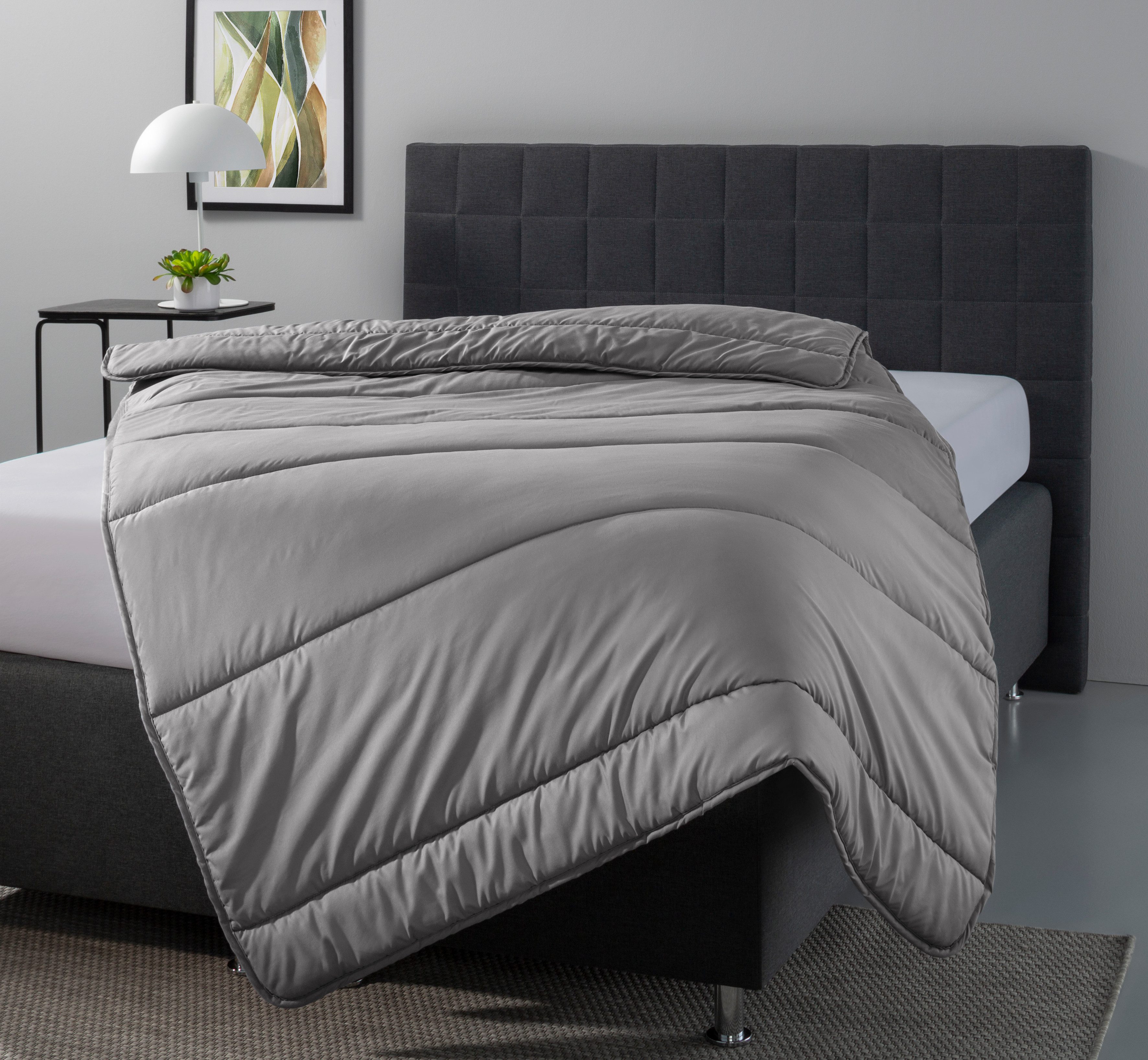 OTTO home Microfaserbettdecke Alevi, Bettdecke 135x200 günstig online kaufen
