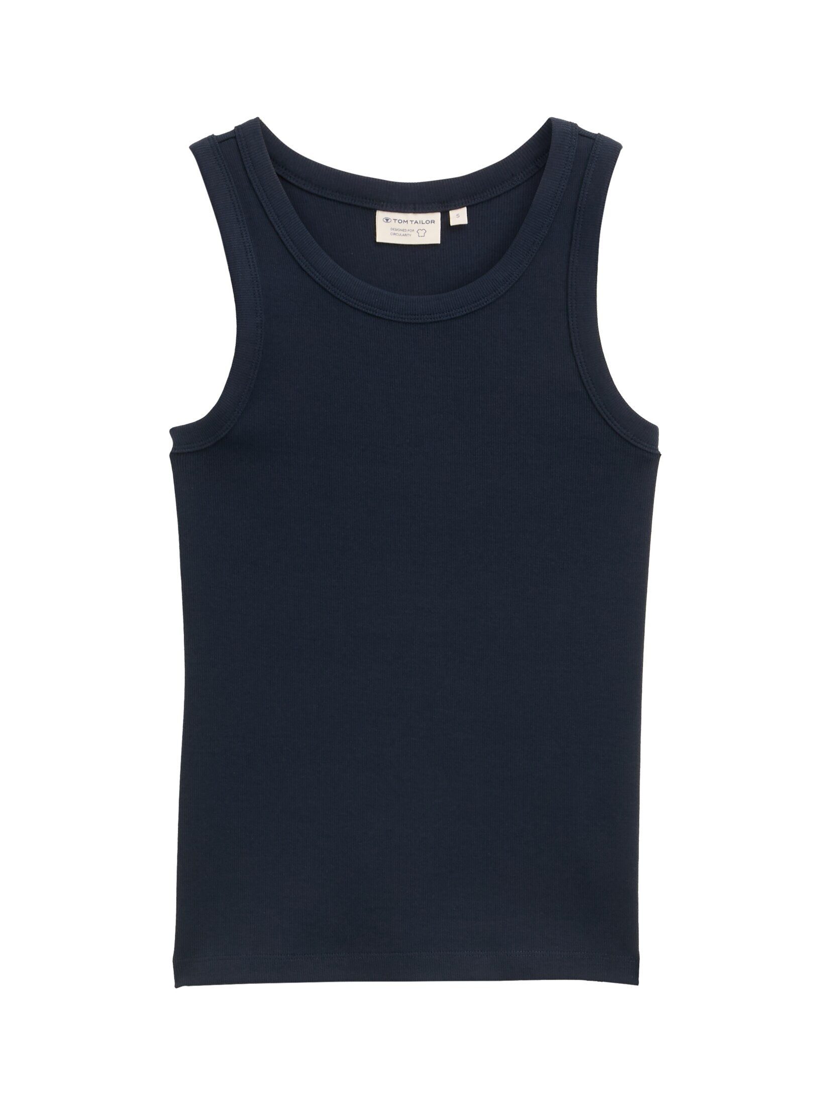 TOM TAILOR Trägertop Top mit Rippstruktur günstig online kaufen