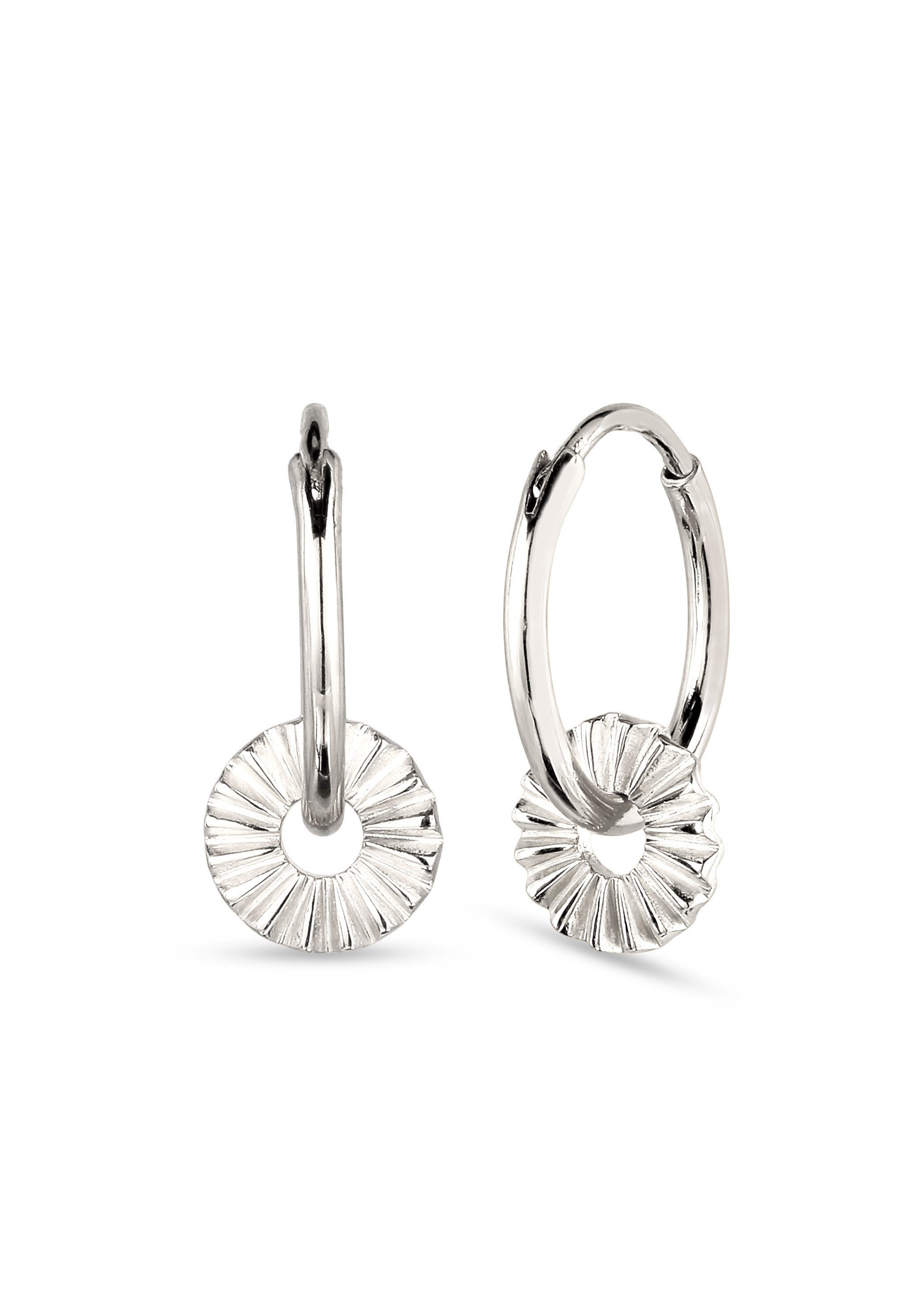 Elli Paar Creolen Creole Sun Symbol Sonne 925 Sterling Silber