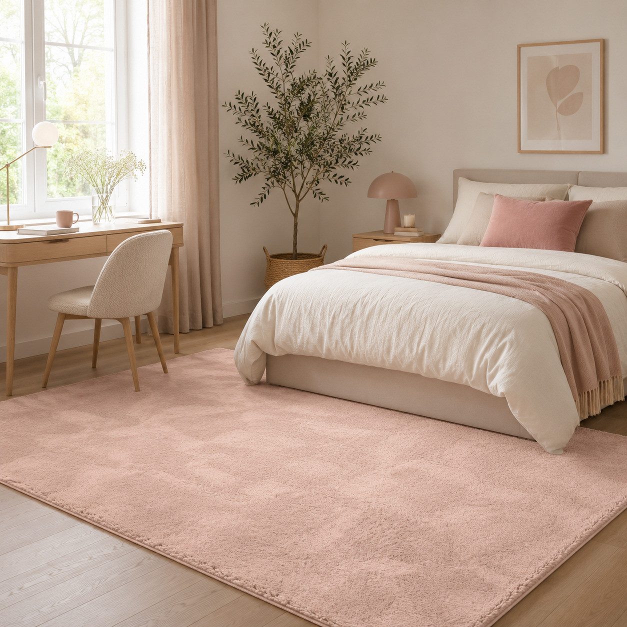 Pergamon Fellteppich Fellteppich Super Soft Pearl, Rechteckig, Höhe: 19 mm
