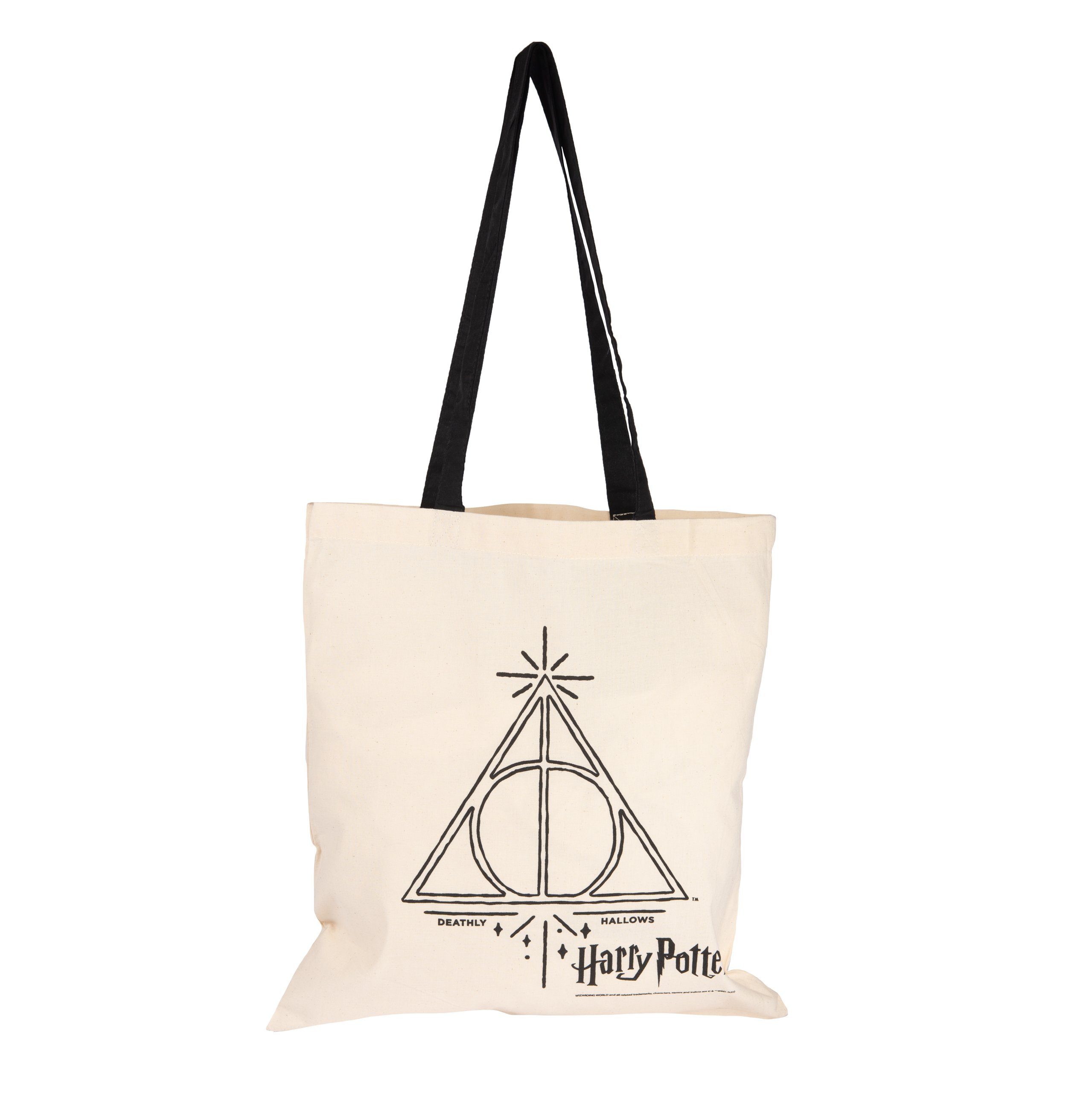 United Labels® Tragetasche Harry Potter Stoffbeutel – Heiligtümer des Todes