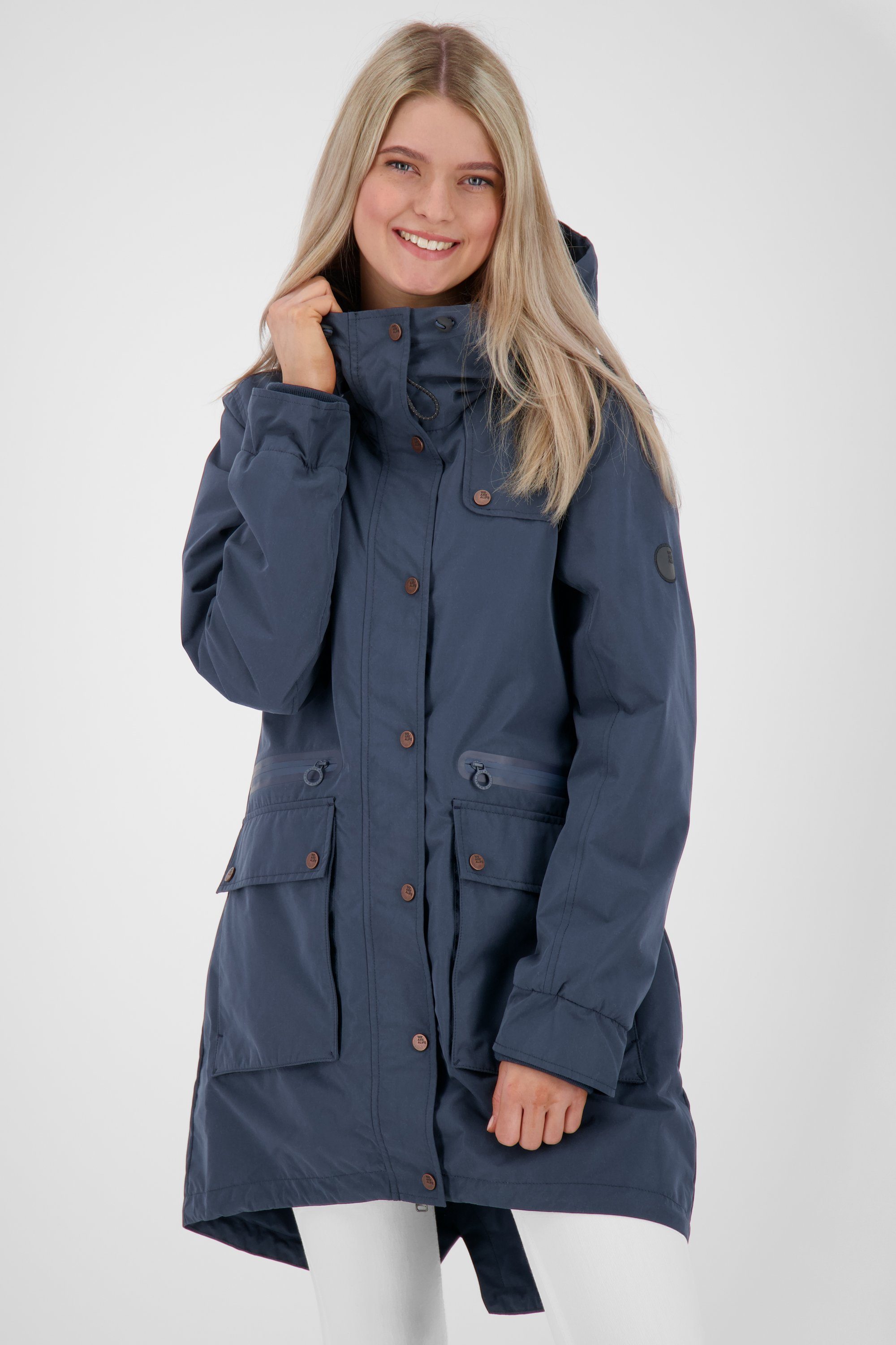 Coat CharlotteAK Kickin leichte Übergangsjacke Alife & Jacke, marine C Sommerjacke Damen