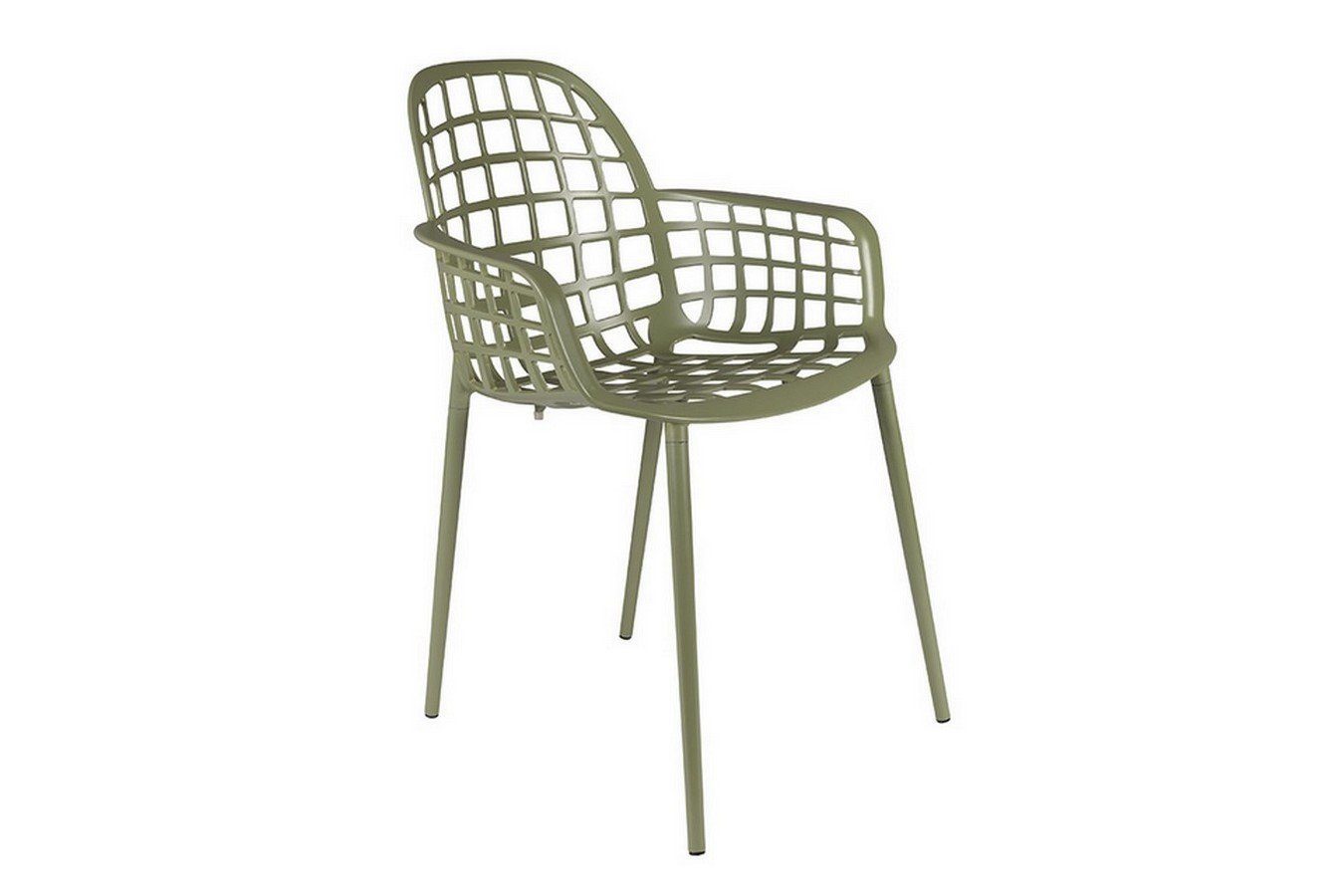 Zuiver Stuhl Garten Armlehnstuhl Aluminium grün | Stühle