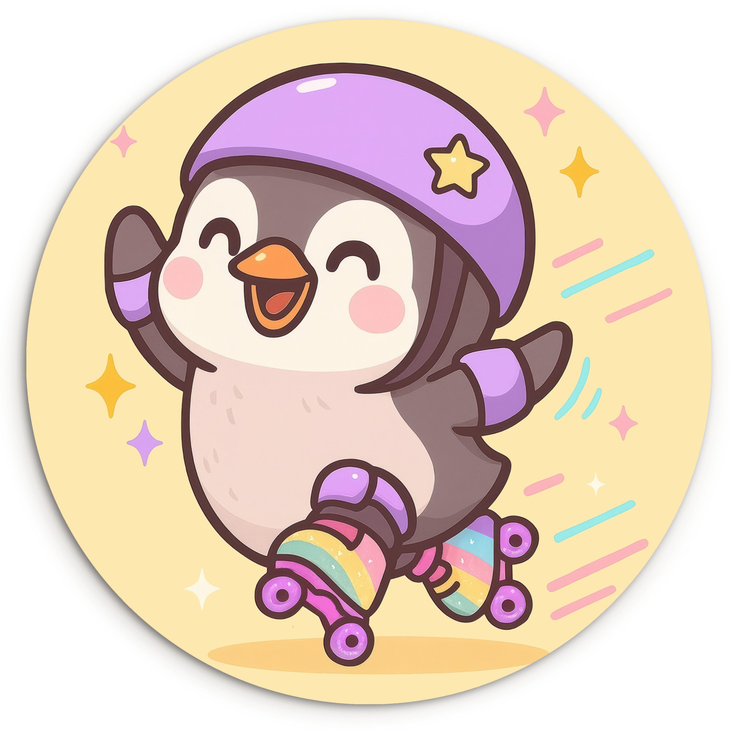 Pinguin – Rollschuhe