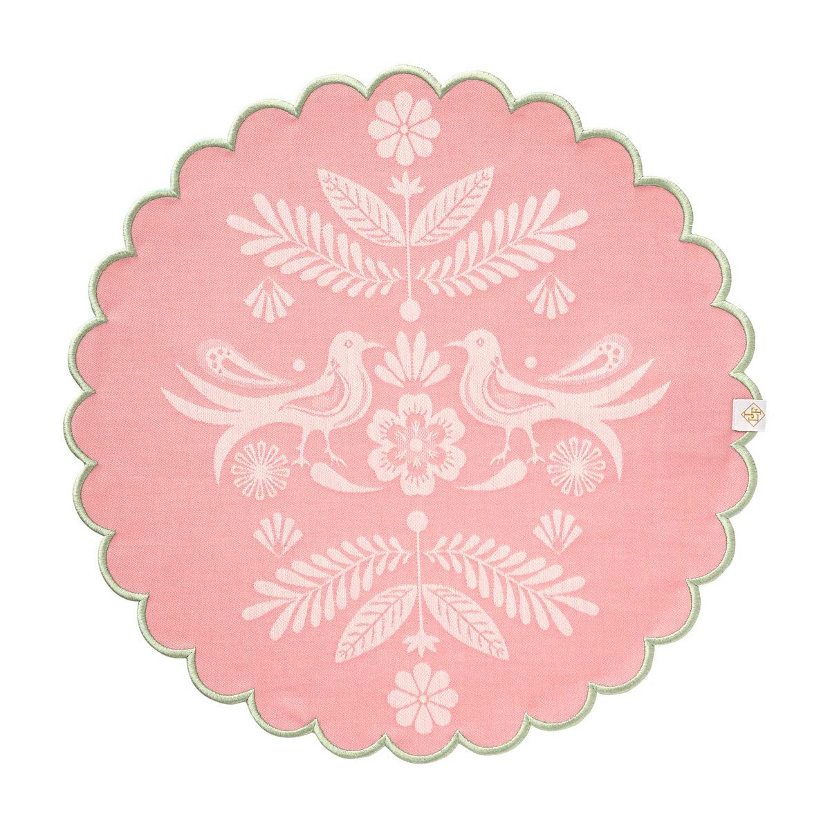 Le Jacquard Francais Platzset Beschichtete Tischsets (2x Set) Alegria Sorbet Ø 38 cm, (Set, 2-St), beschichtet