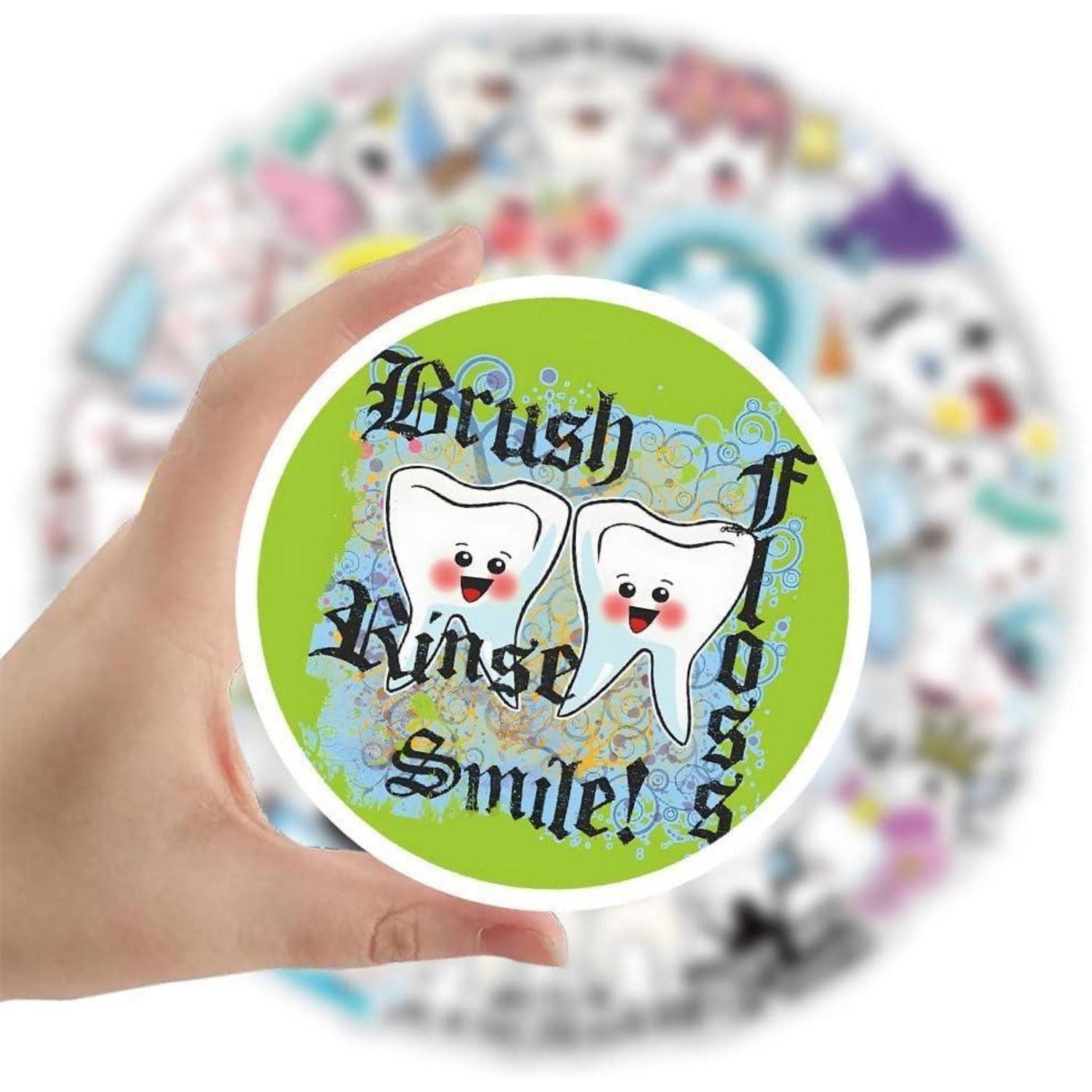 LuxusKollektion Laptop-Aufkleber Aufkleber 50 Stück wasserdicht Vinyl für Laptop Skateboard Auto