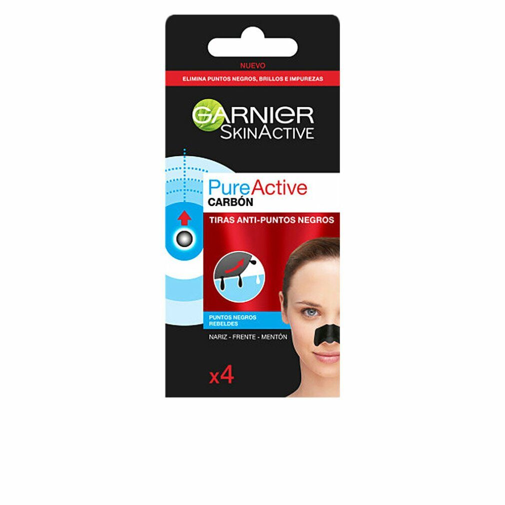 GARNIER Gesichtsmaske Haut Active Facestrips Hautklar Nosestrips Kohle, 4 St