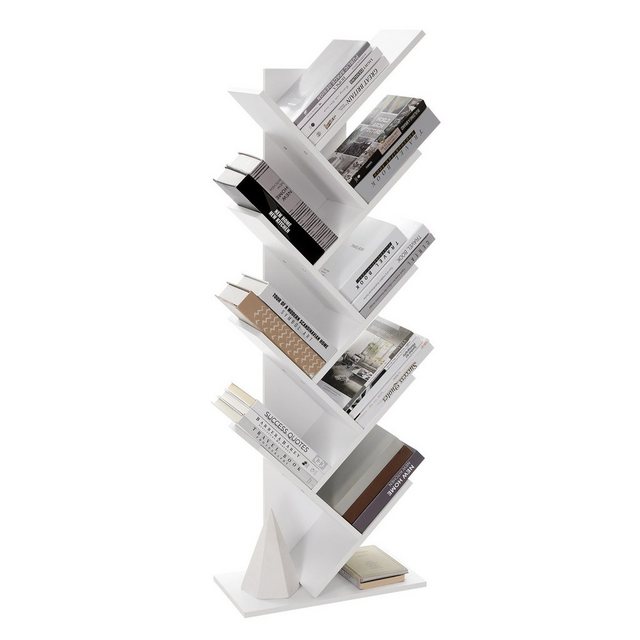 VASAGLE Bücherregal “Raumteiler”, Standregal mit 8 Ebenen, 50 x 25 x 141,5 cm