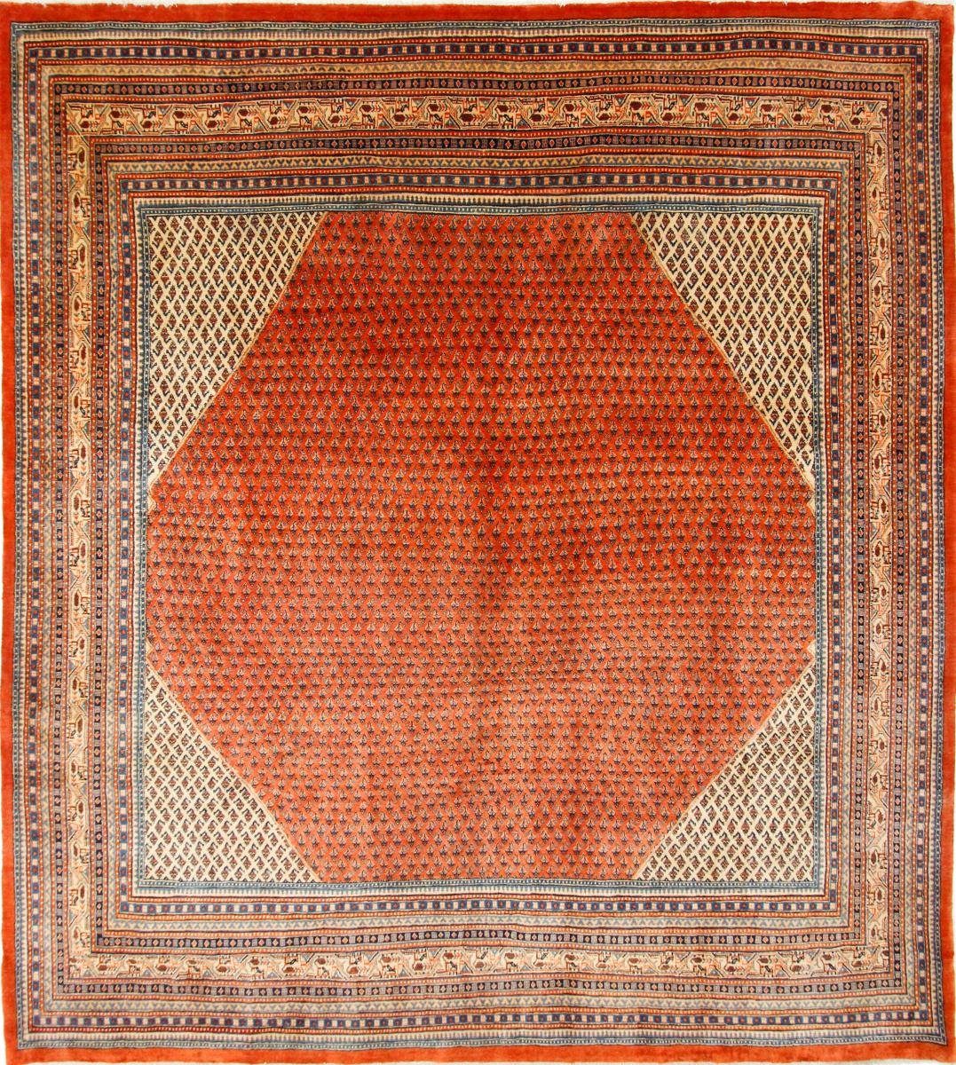 Orientteppich Sarough Mir Boteh 316x349 Handgeknüpfter Orientteppich, Nain Trading, rechteckig, Höhe: 12 mm