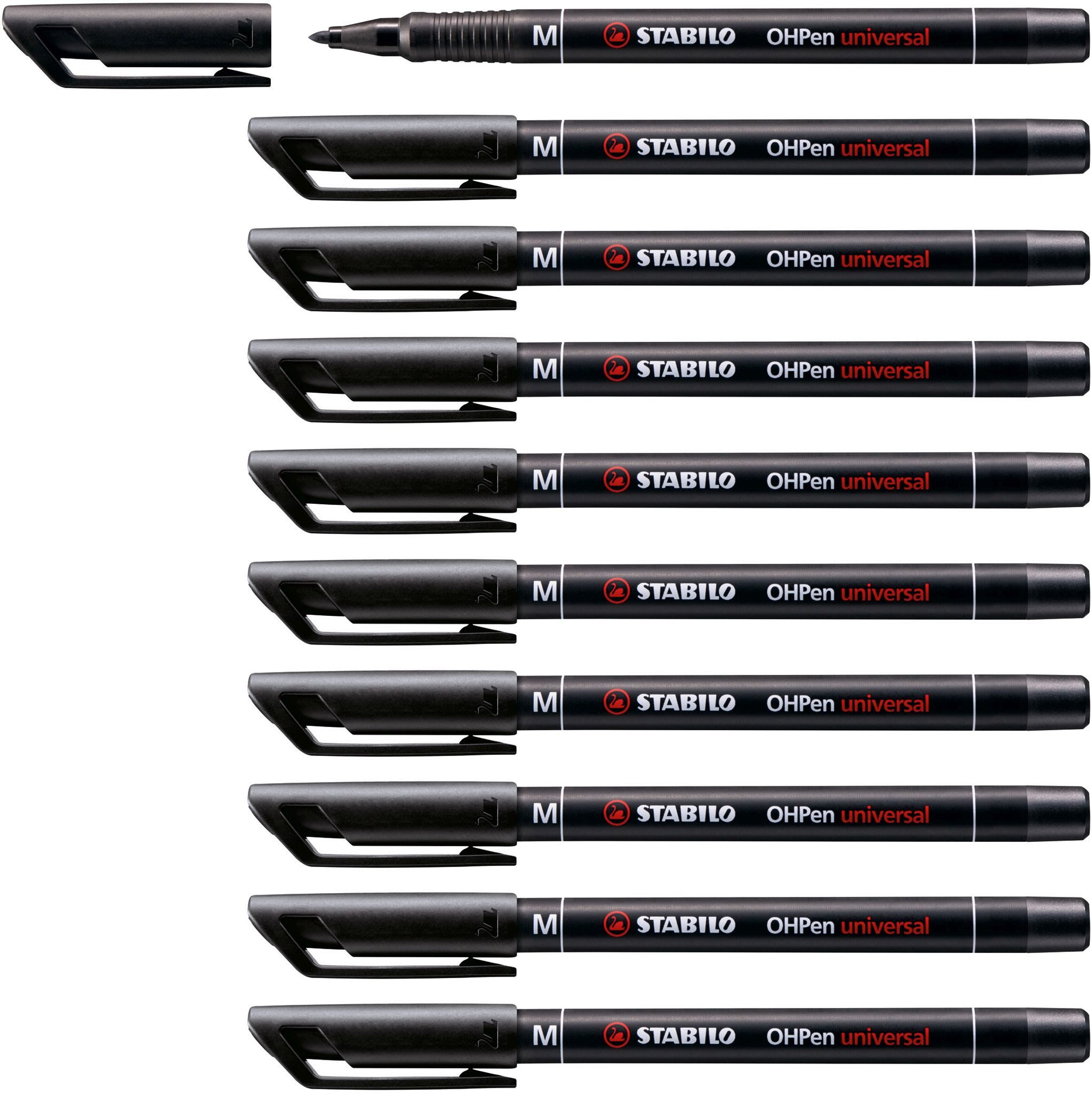 STABILO Folienstift STABILO OHPen universal permanent M schwarz