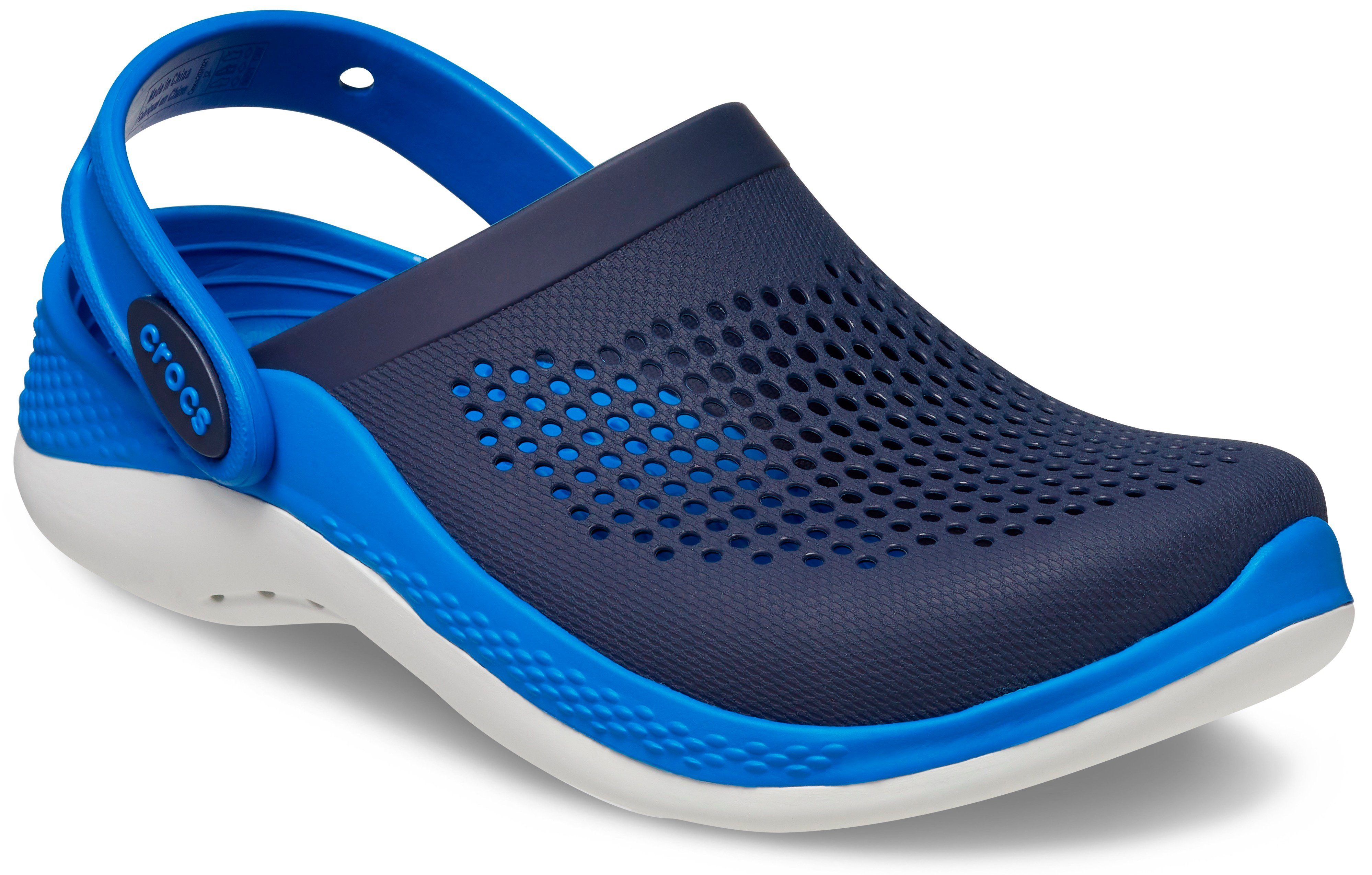 Crocs LiteRide 360 Clog Hausschuh mit weich genoppter Innensohle, Sportiver  Clog für draußen und drinnen