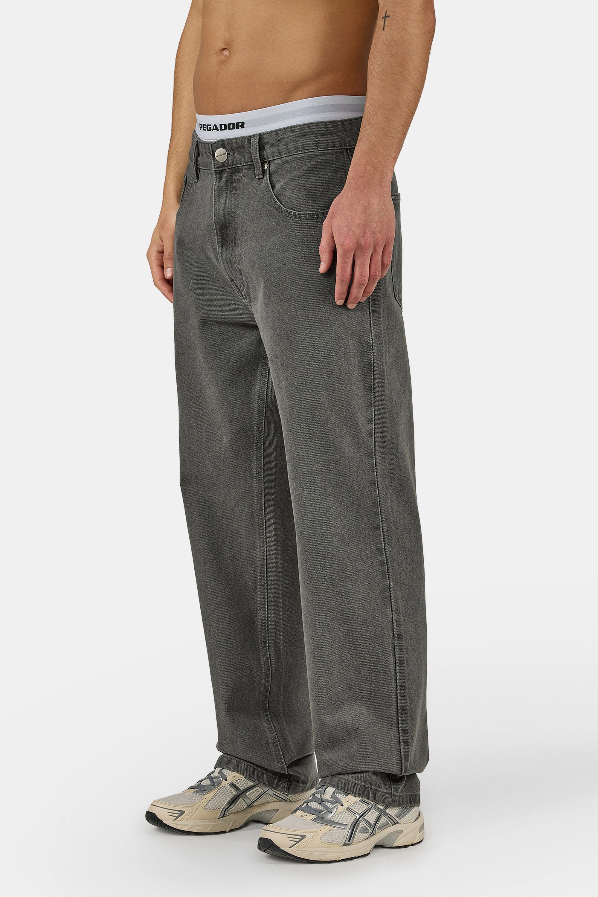 PEGADOR Loose-fit-Jeans Baltra Baggy Jeans Baumwolle, loose fit