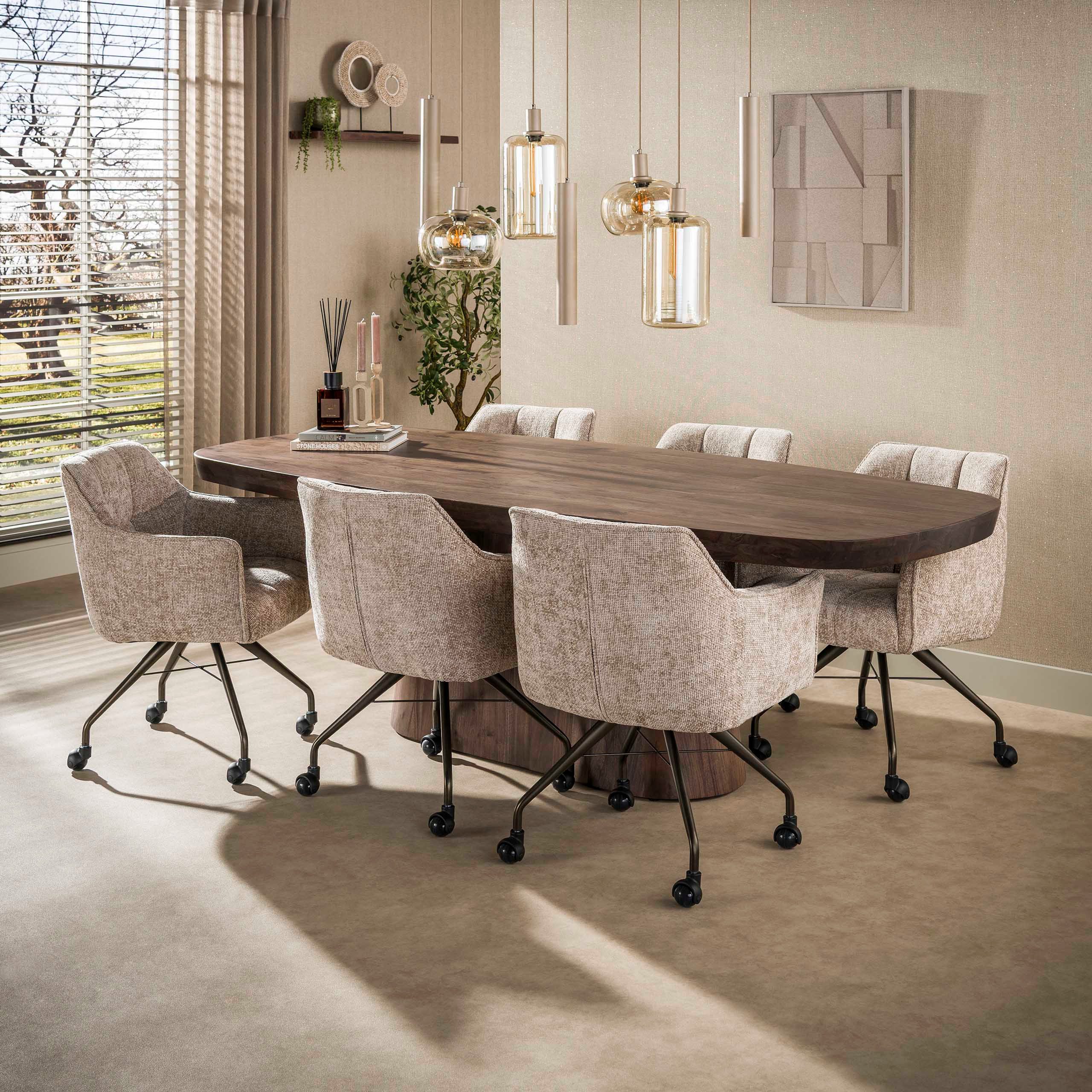 Sitheim-Europe Esstisch Arcadia dänisch oval 240cm / Massiv Akazie braun