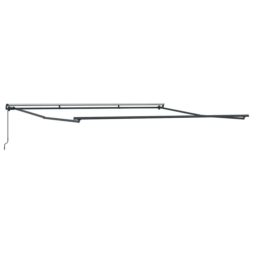 vidaXL Markise Markisenrahmen Anthrazit 450 x 350 cm Aluminium (1-St)