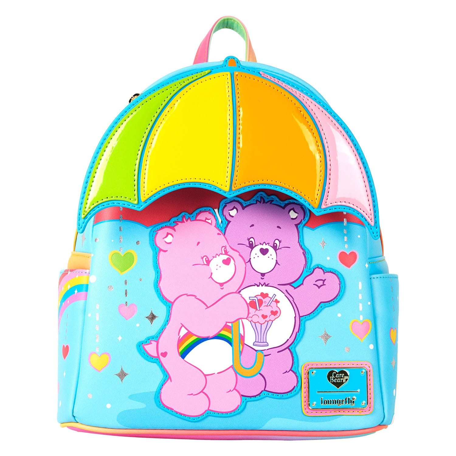 Loungefly Minirucksack Die Glücksbärchis by Loungefly Mini Rucksack Rainbow (1-tlg), hochwertig und detailliert