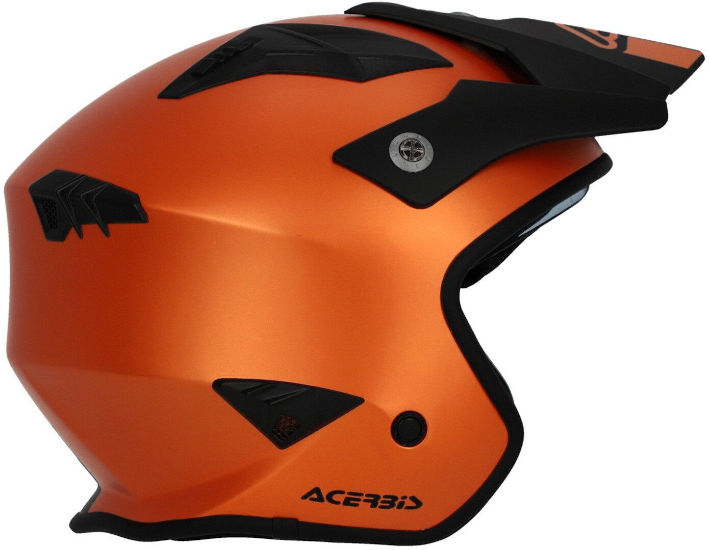 Acerbis Motorradhelm Aria Metallic Jethelm, Integriertes Sonnenvisier