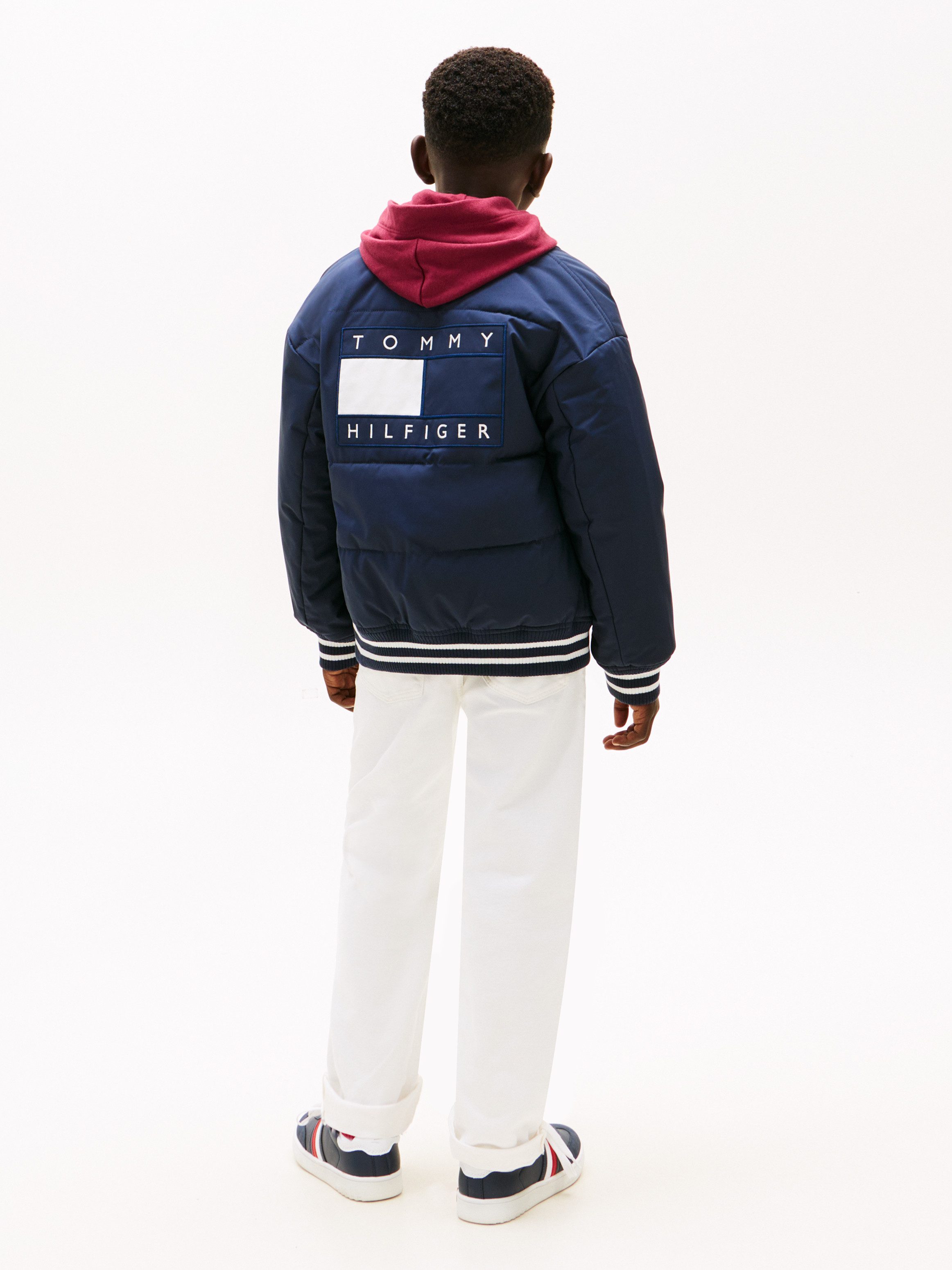 Tommy Hilfiger Bomberjacke PADDED GRAPHIC BOMBER Regular fit, für Kinder bis 16 Jahre, Druck – Bild 5 von 5