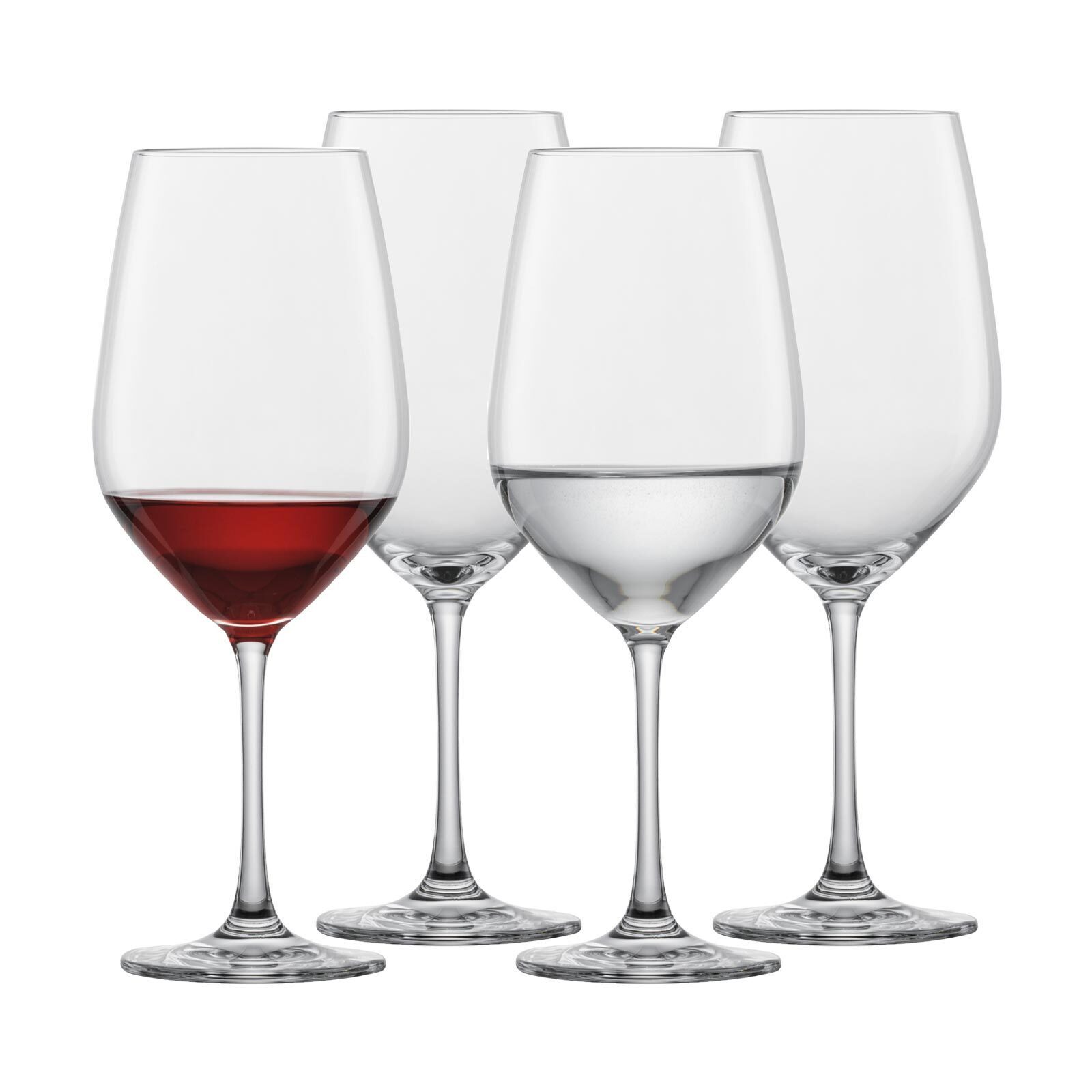 Rotweinglas Forté Wassergläser / Rotweingläser 530 ml 4er Set