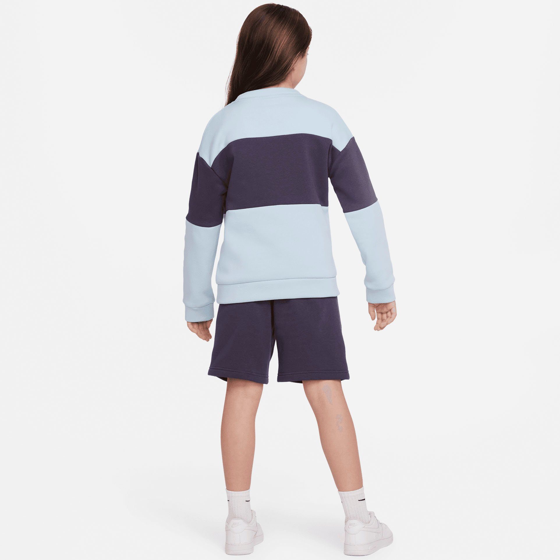 Nike Sportswear Trainingsanzug Big Kids' Tracksuit French blau Terry
