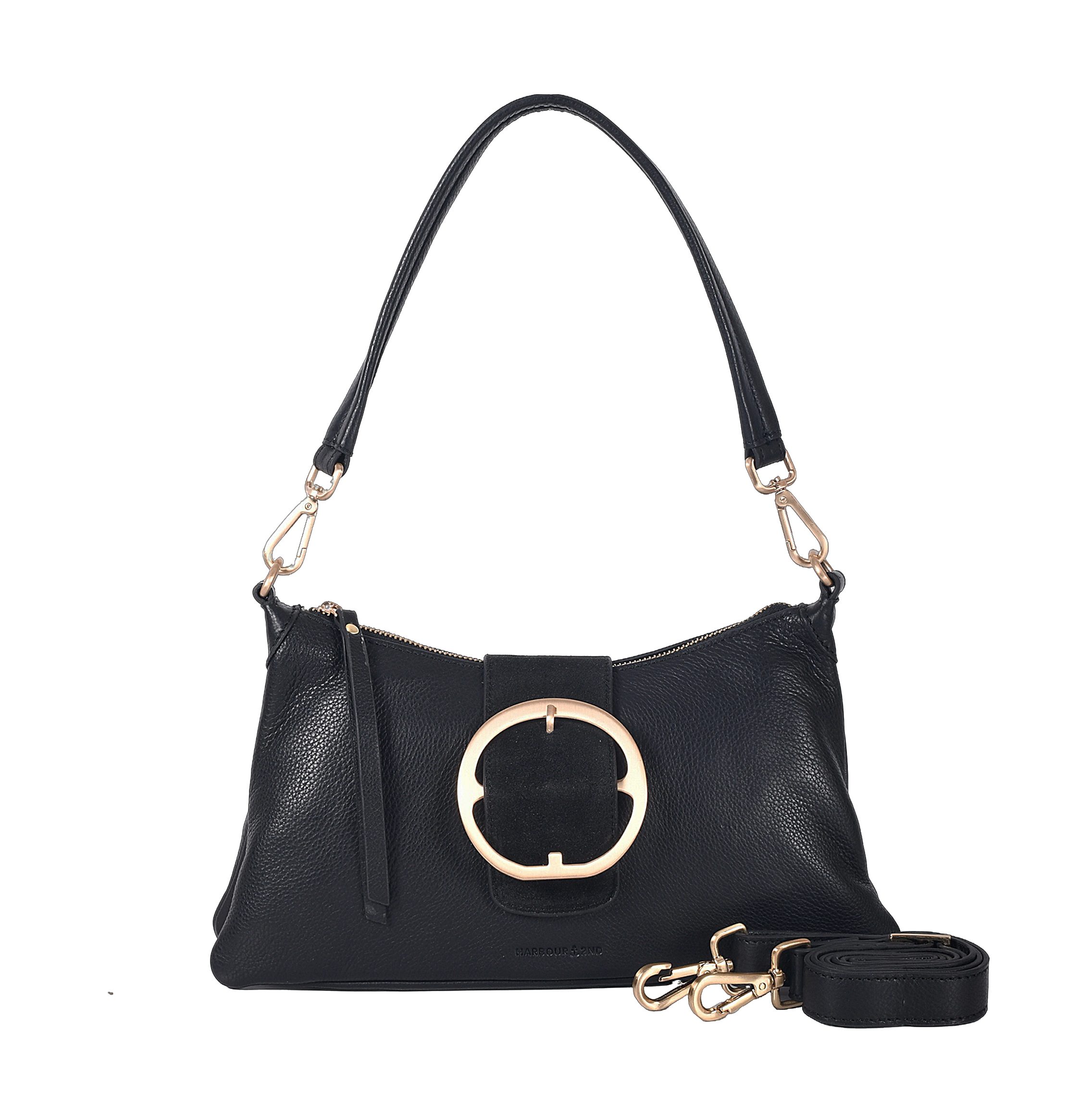 HARBOUR 2nd Schultertasche Ilaria, Handtasche, Abendtasche mit Reißverschlussfach auf der Rückseite