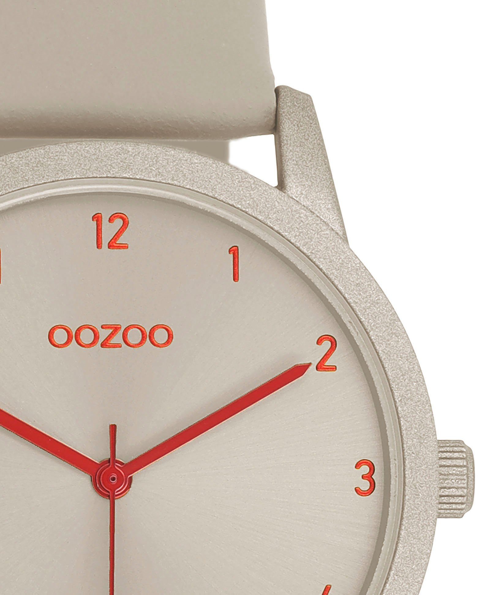 OOZOO Quarzuhr C11170, Armbanduhr, Damenuhr, Lederarmband günstig online kaufen