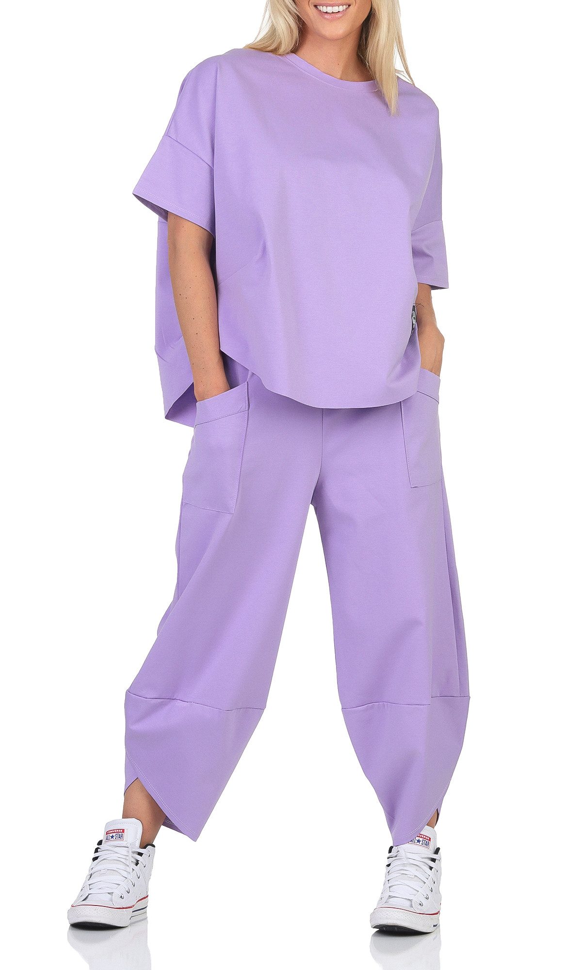 simaranda Jogginganzug Damen Jogginganzug 6170 36-42 Flieder