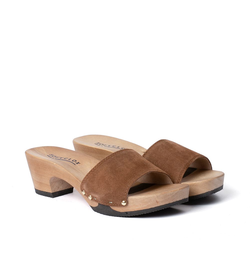 Softclox KELLY Kaschmir whiskey (hazelnut) Pantolette günstig online kaufen