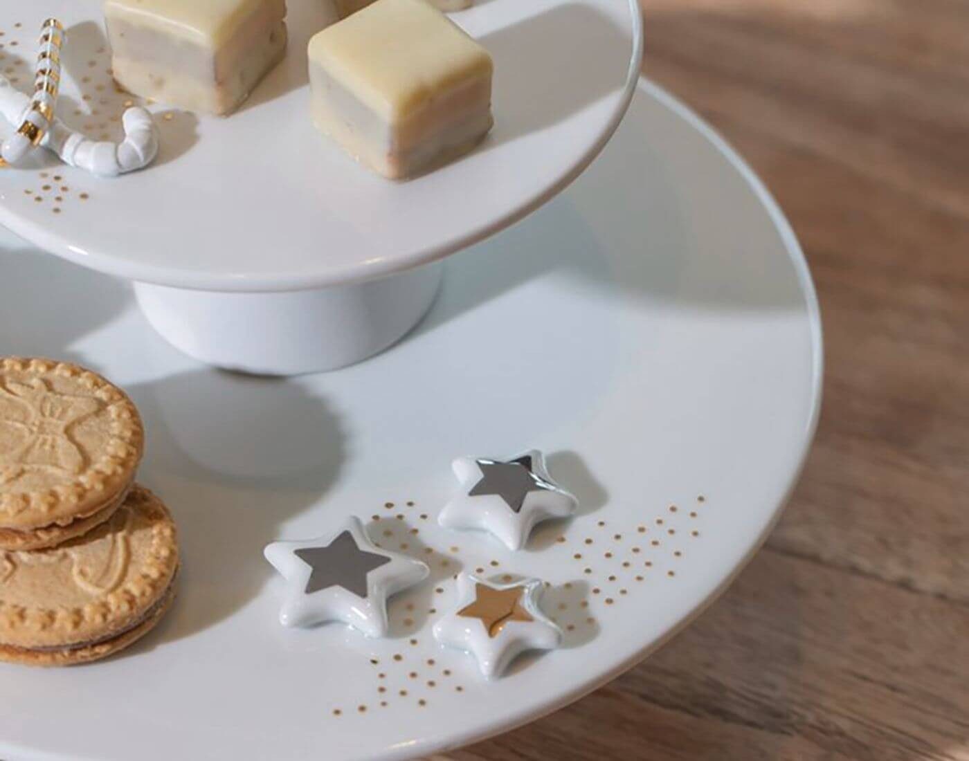 Räder Design Weihnachtsfigur Etagere - Zimtsterne