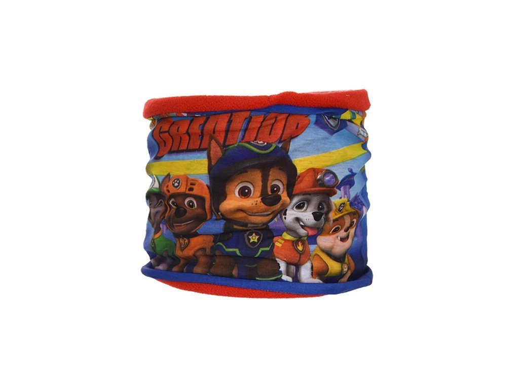 PAW PATROL Fleeceschal Paw Patrol Schlauchschal rot