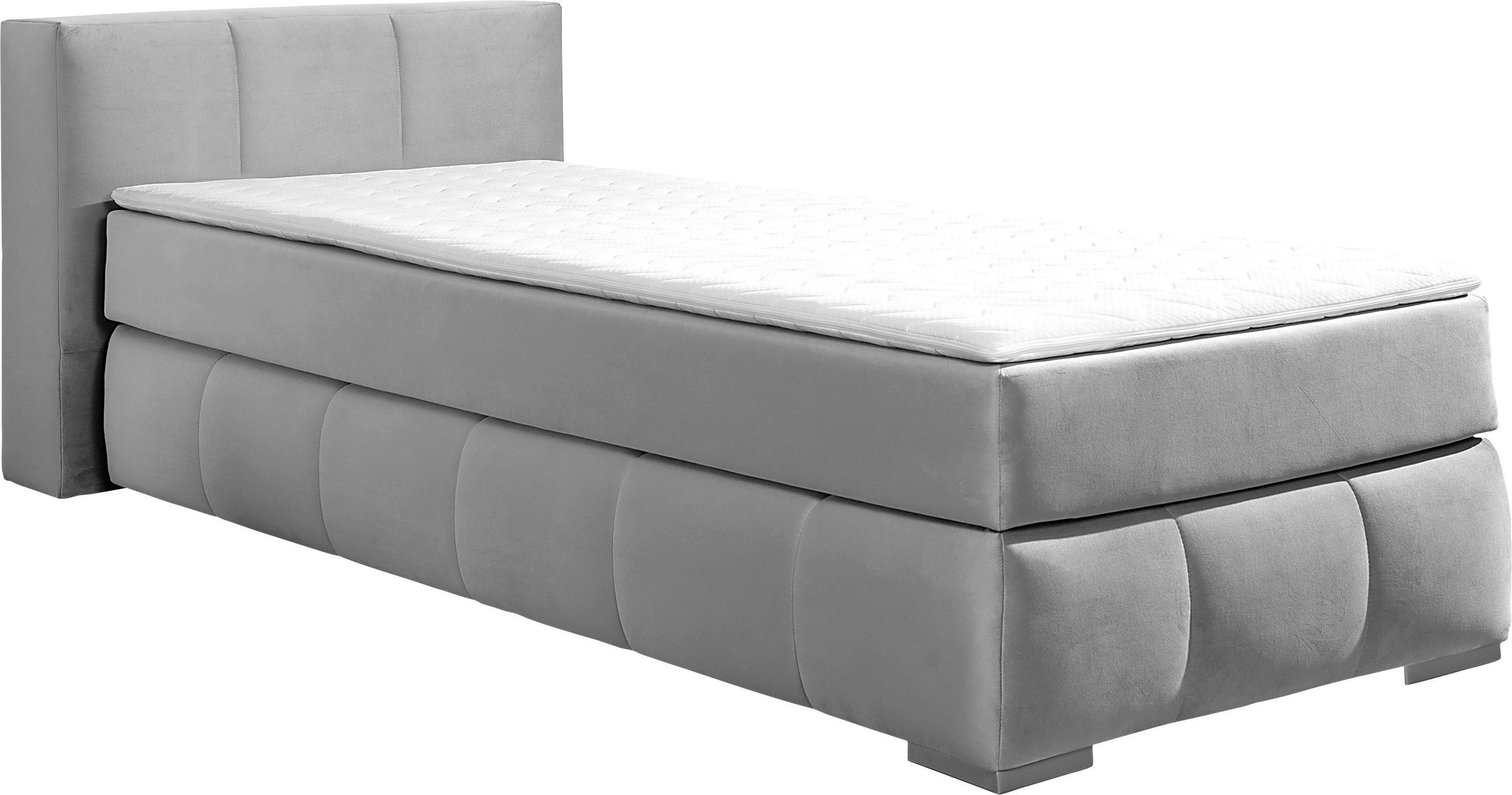 Home affaire Boxspringbett Chelles, inkl. Kaltschaumtopper, in 5 Breiten und 3 Matratzenarten