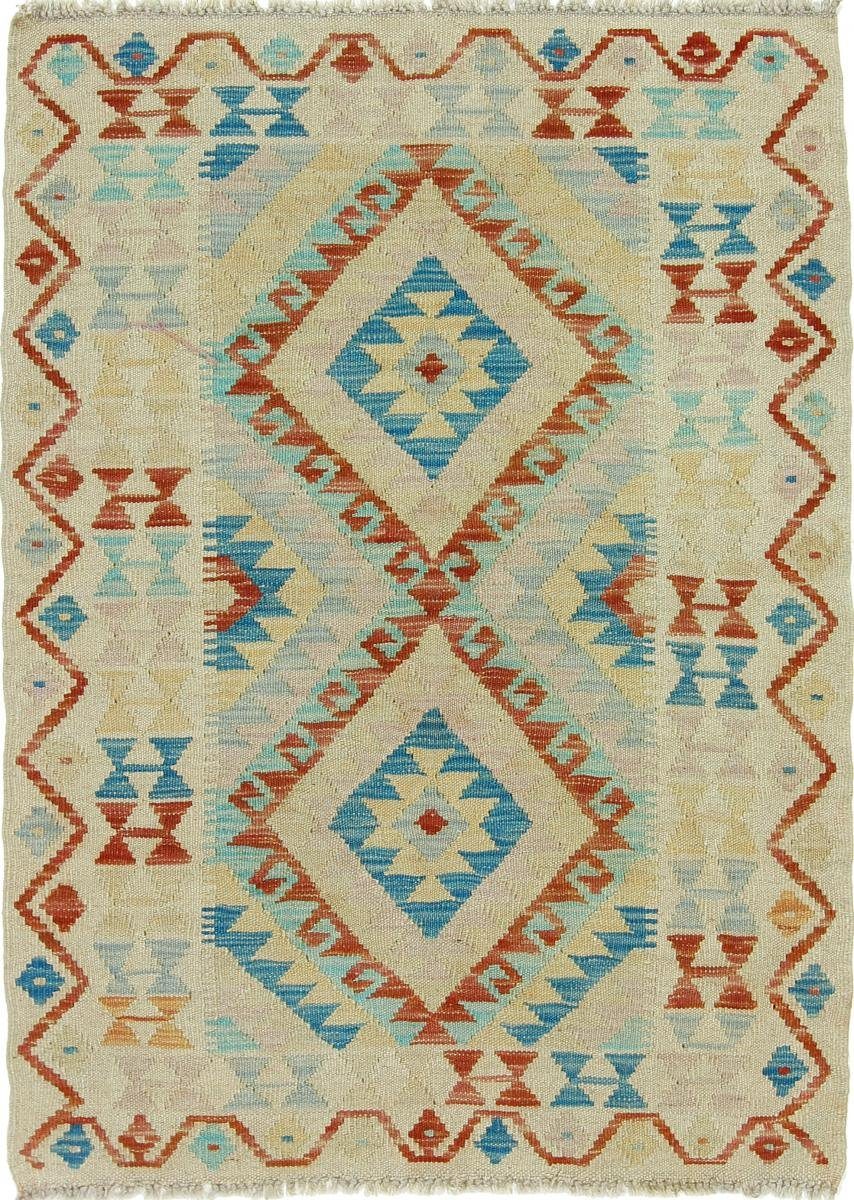Orientteppich Kelim Afghan Heritage 86x118 Handgewebter Moderner Orientteppich, Nain Trading, rechteckig, Höhe: 3 mm