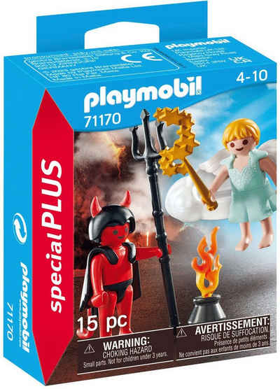Playmobil® Konstruktions-Spielset Engelchen & Teufelchen (71170), Special Plus, (15 St), Made in Europe