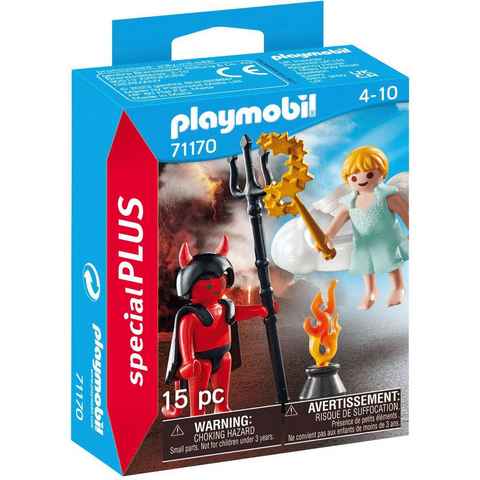 Playmobil® Konstruktions-Spielset Engelchen & Teufelchen (71170), Special Plus, (15 St), Made in Europe