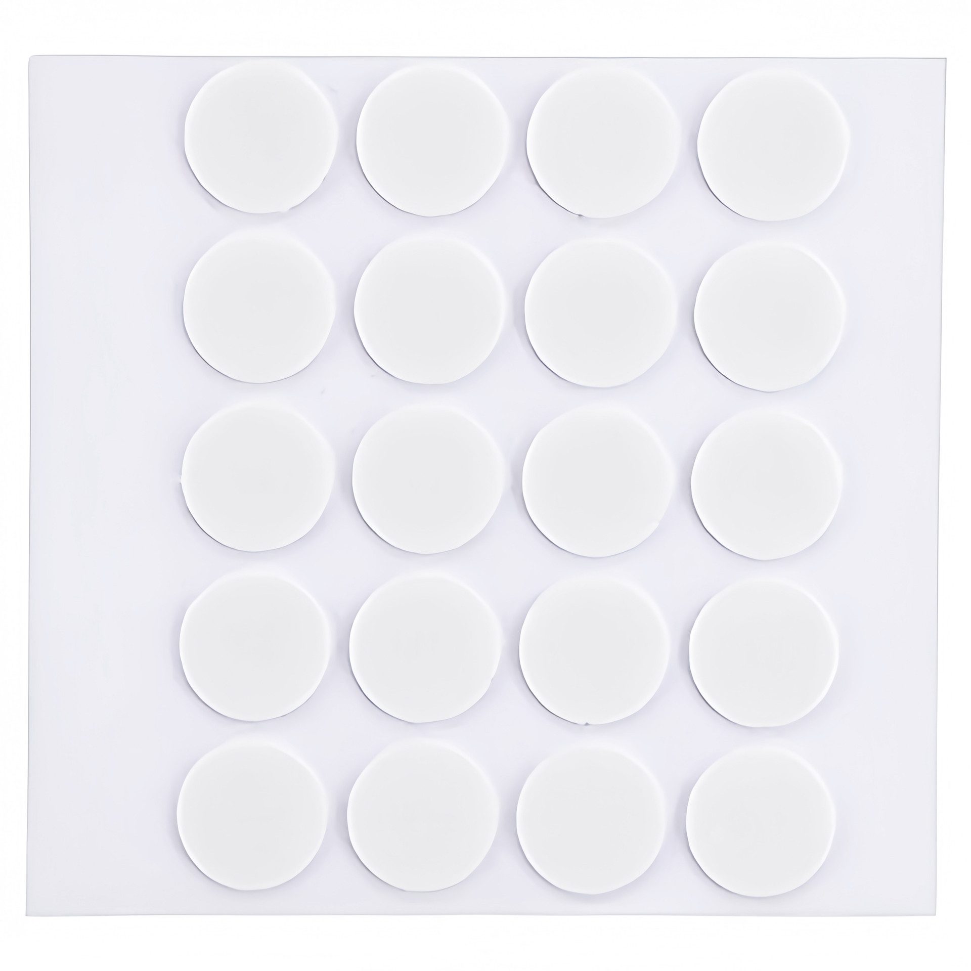 DistrEbution Spitzkerze 20 Klebepunkte für Kerzendochte – Doppelseitige Dochtaufkleber 12 mm, Universell einsetzbar